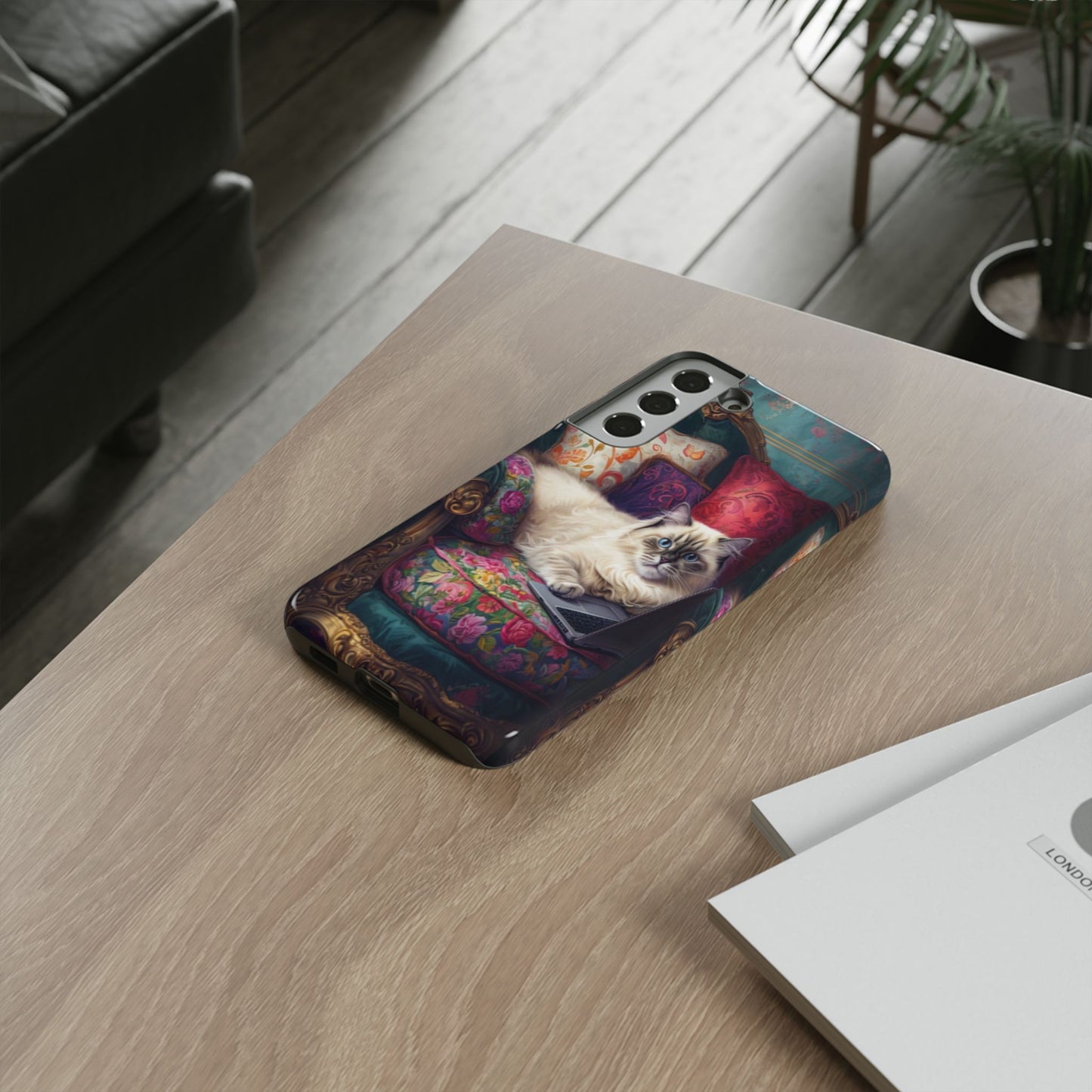 "Purr-sian Productivity" Mobile Phone Case