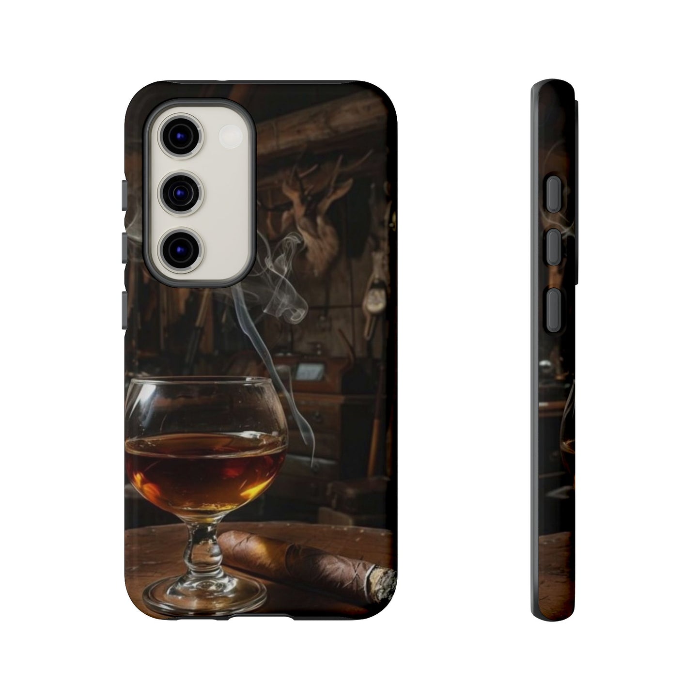"Hot Whiskey and Cigar" Mobile Phone Case