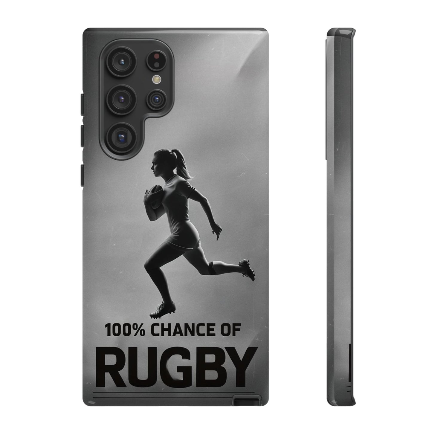 "Rain, Shine, Rugby" Mobile Phone Case