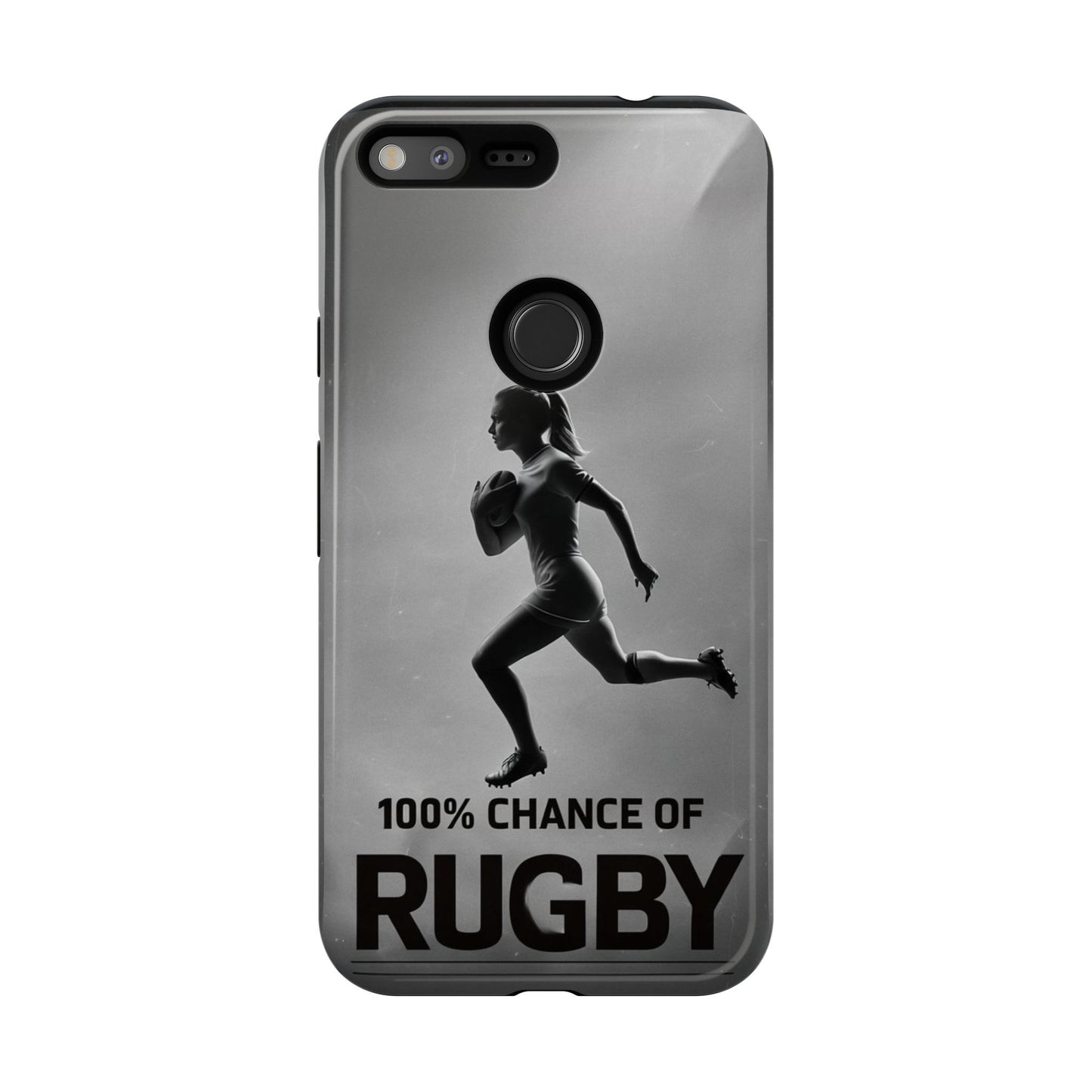 "Rain, Shine, Rugby" Mobile Phone Case