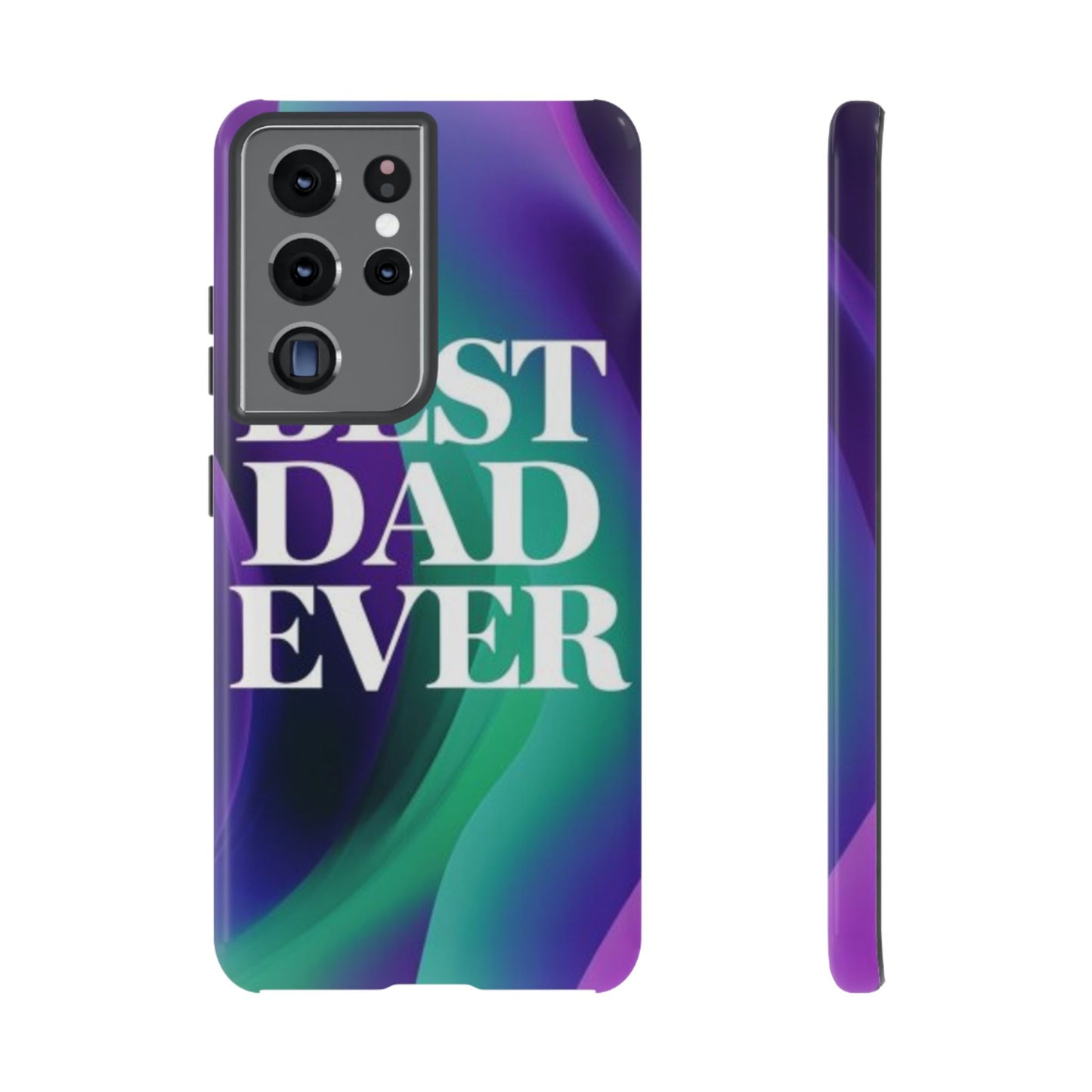 "Best Dad Ever" Mobile Phone Case (purple)