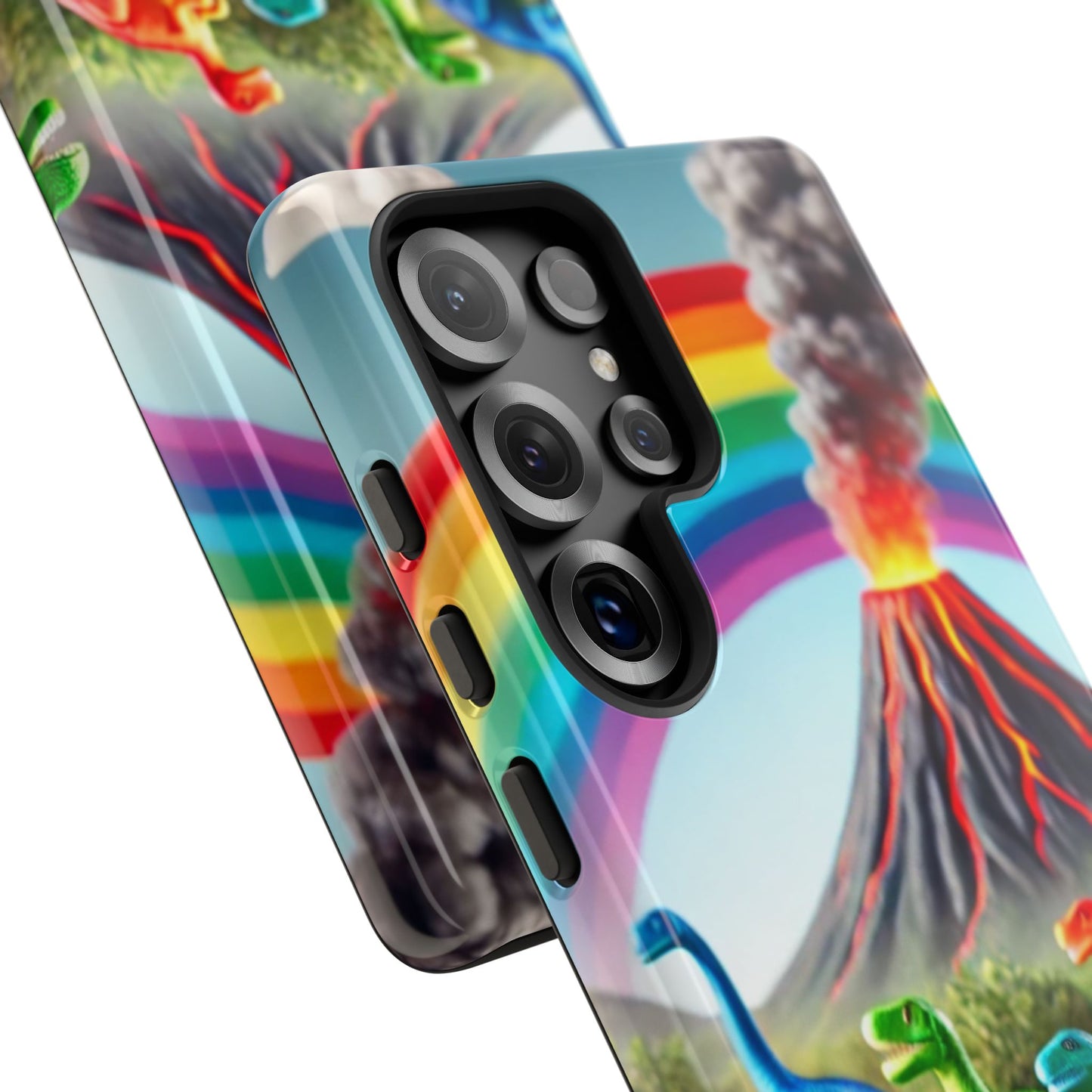 "Rainbow Dinosaurs" Mobile Phone Case