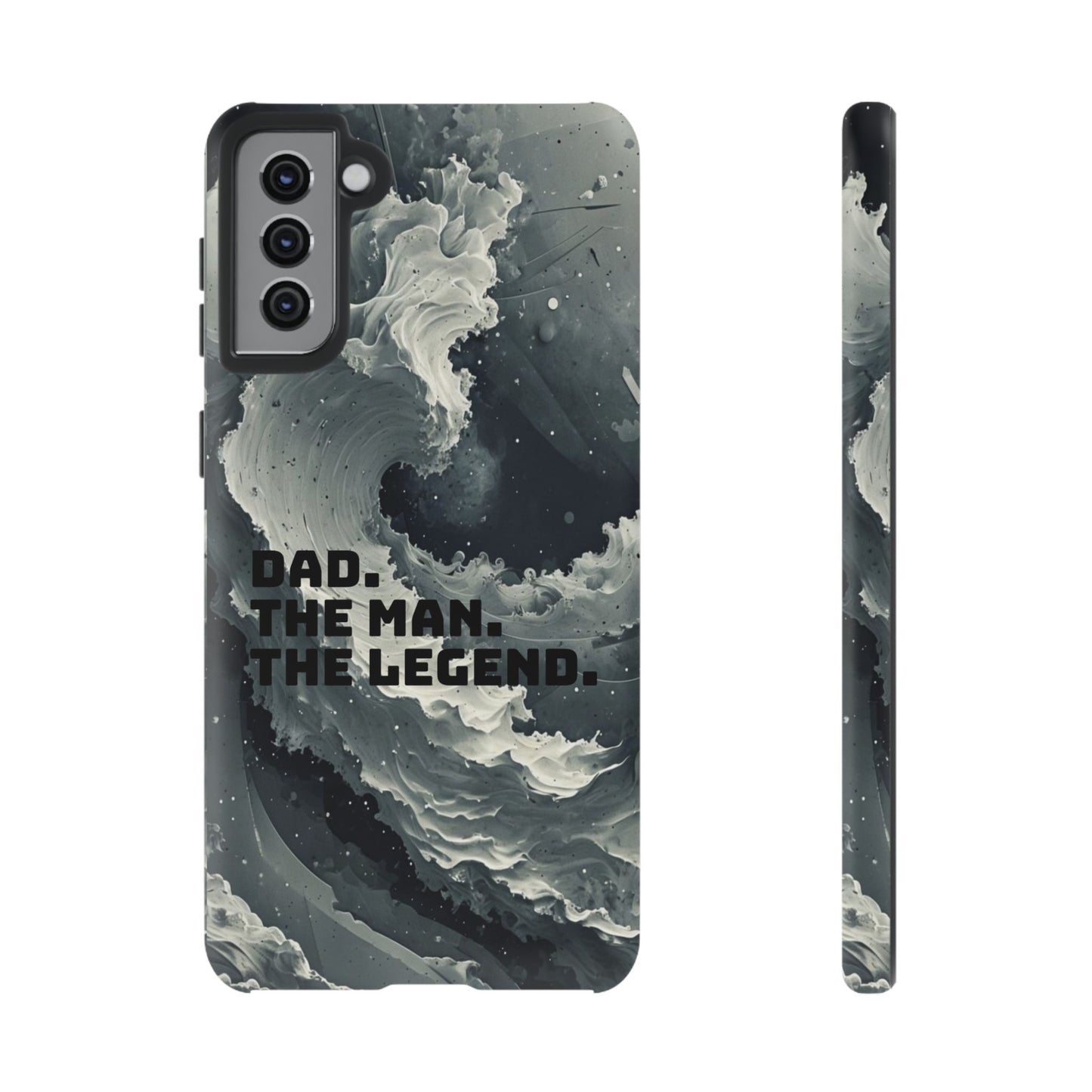 "Dad. The Man. The Legend" Mobile Phone Case (grey)