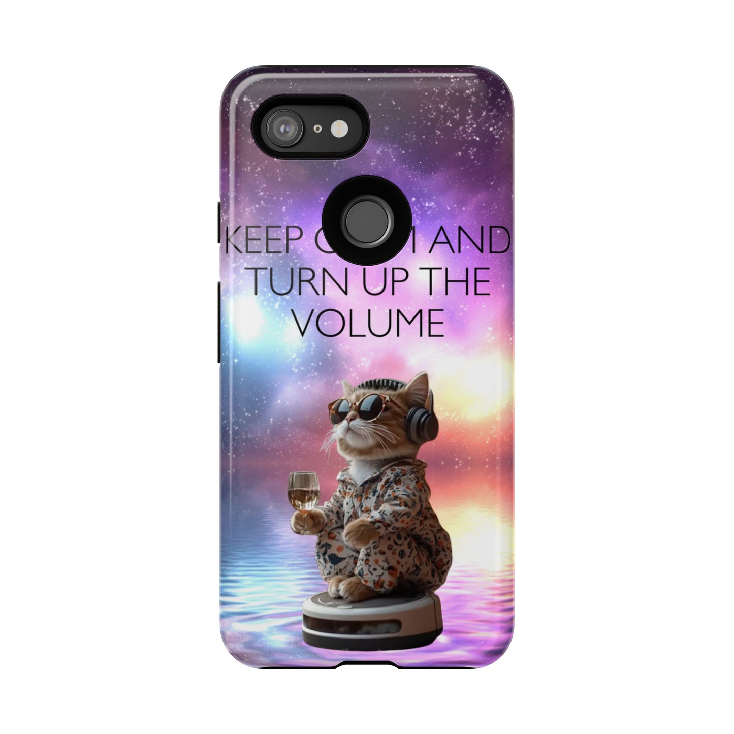 "Keep calm and turn up the Volume" Mobile Phone Case (mix)