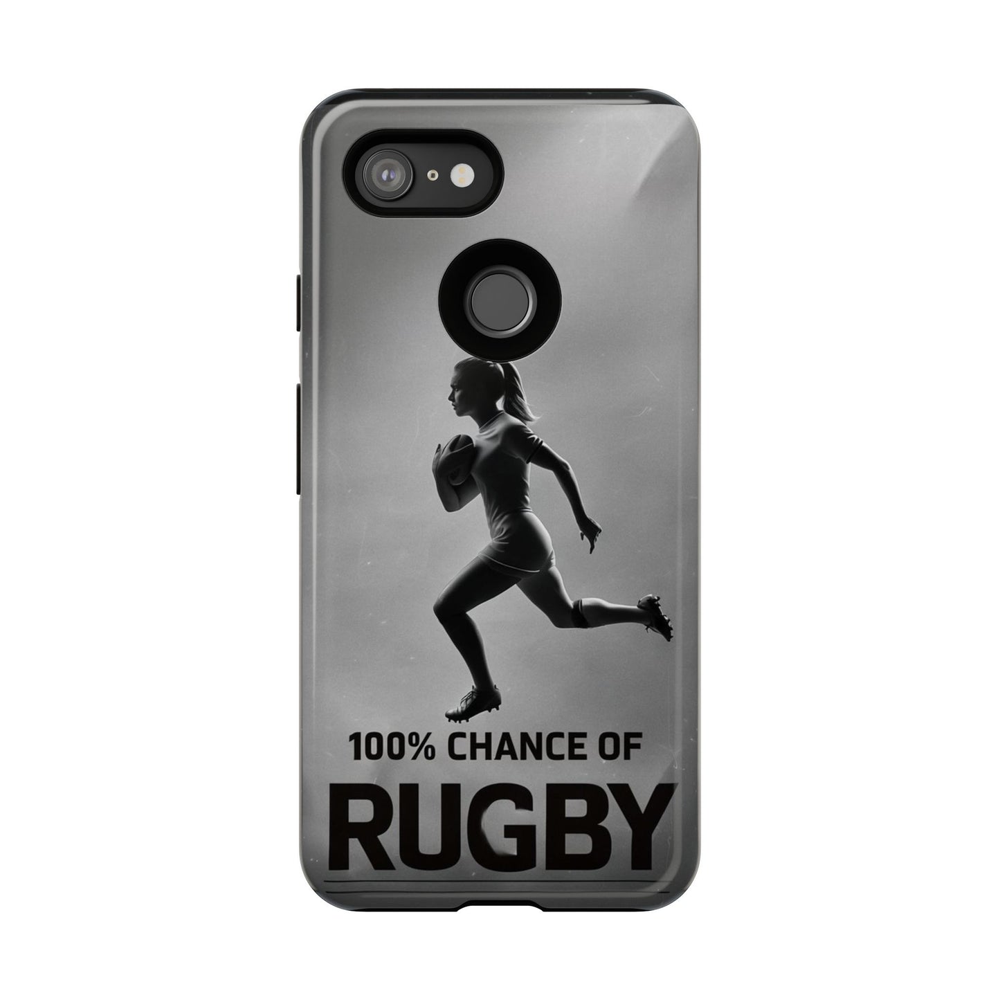 "Rain, Shine, Rugby" Mobile Phone Case