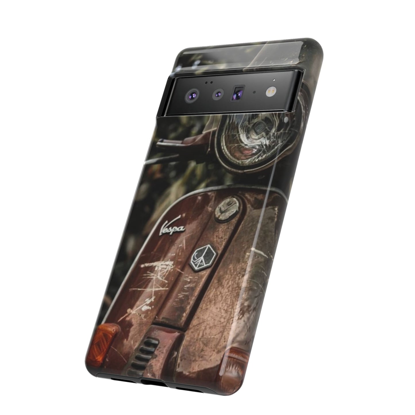 "Vespa. Old Soul, Full Tank" Mobile Phone Case