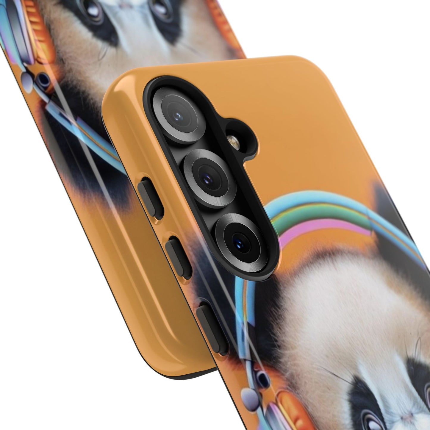 "Baby Panda wearing Headphones" Mobile Phone Case