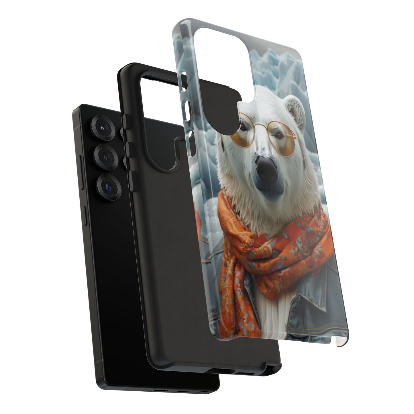 "Urban Zen Polar Bear" Mobile Phone Case
