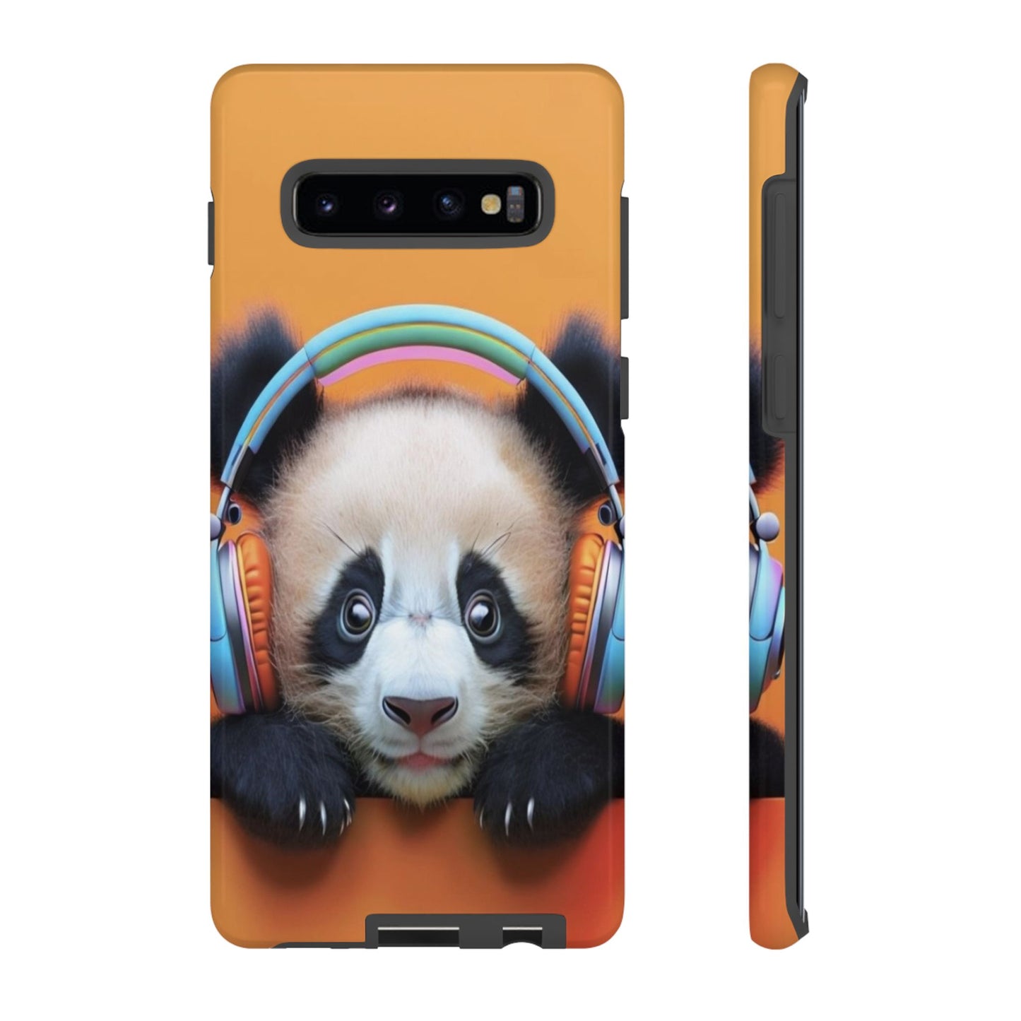 "Baby Panda wearing Headphones" Mobile Phone Case