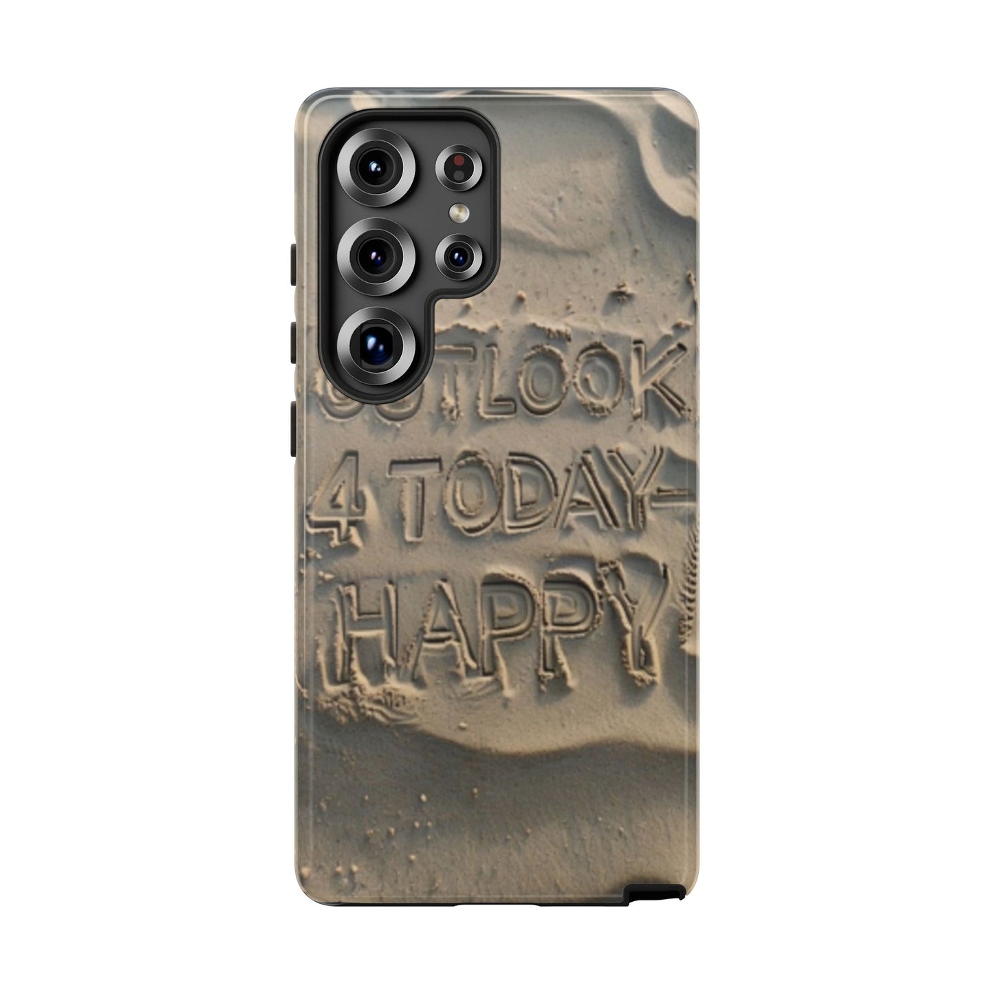 "Life is Short.  Be Happy" Mobile Phone Case