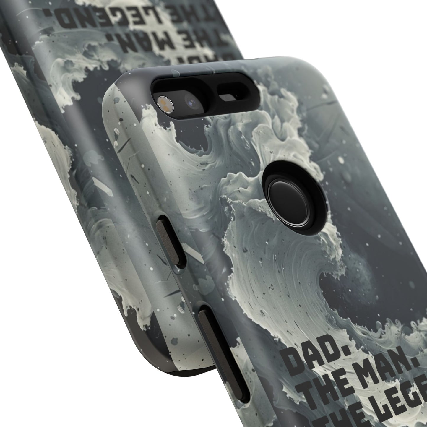 "Dad. The Man. The Legend" Mobile Phone Case (grey)