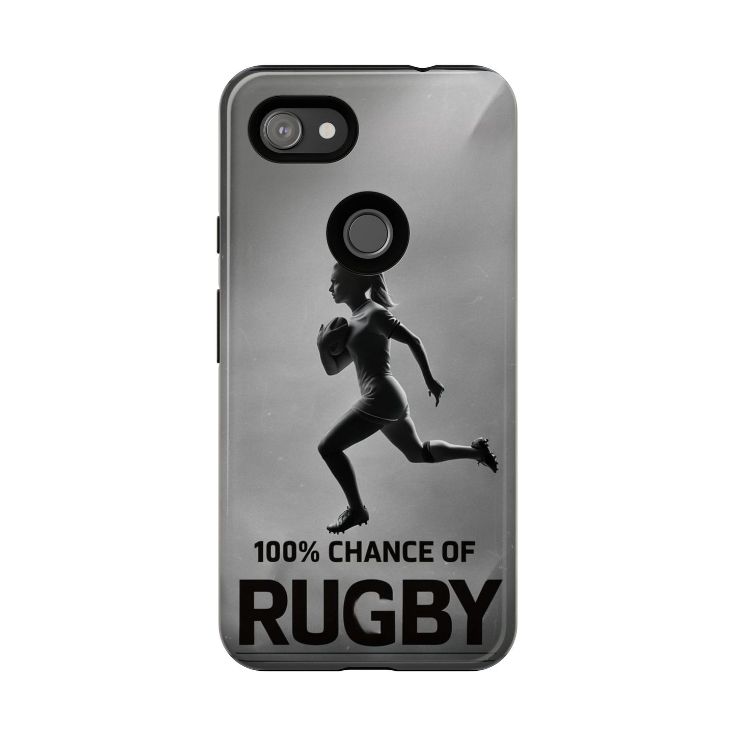"Rain, Shine, Rugby" Mobile Phone Case
