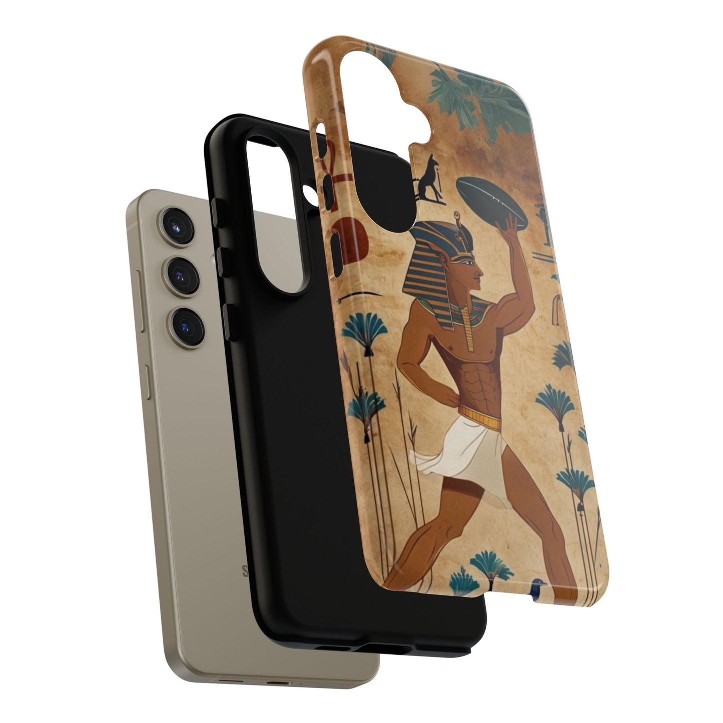 "Tutankhaman Takes the Pass" Mobile Phone Case