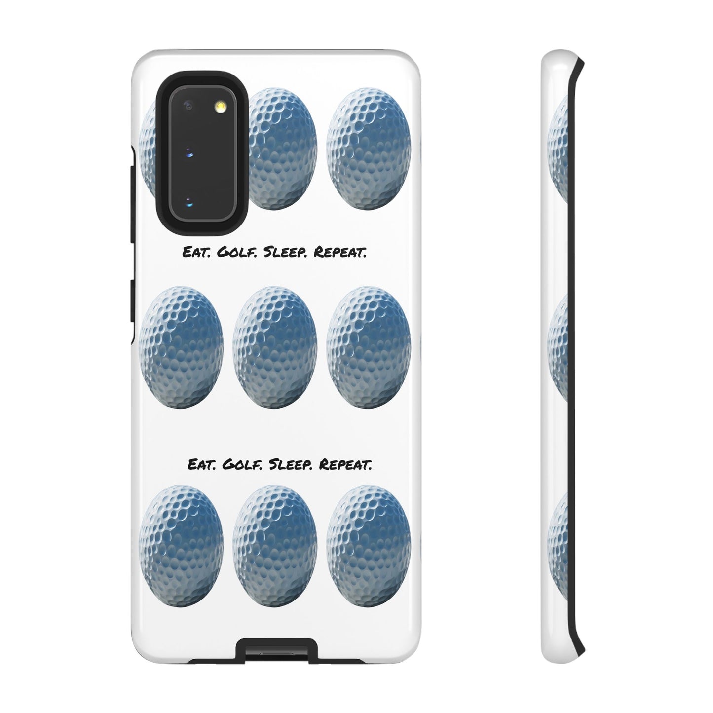 "Eat. Golf. Sleep. Repeat." Mobile Phone Case