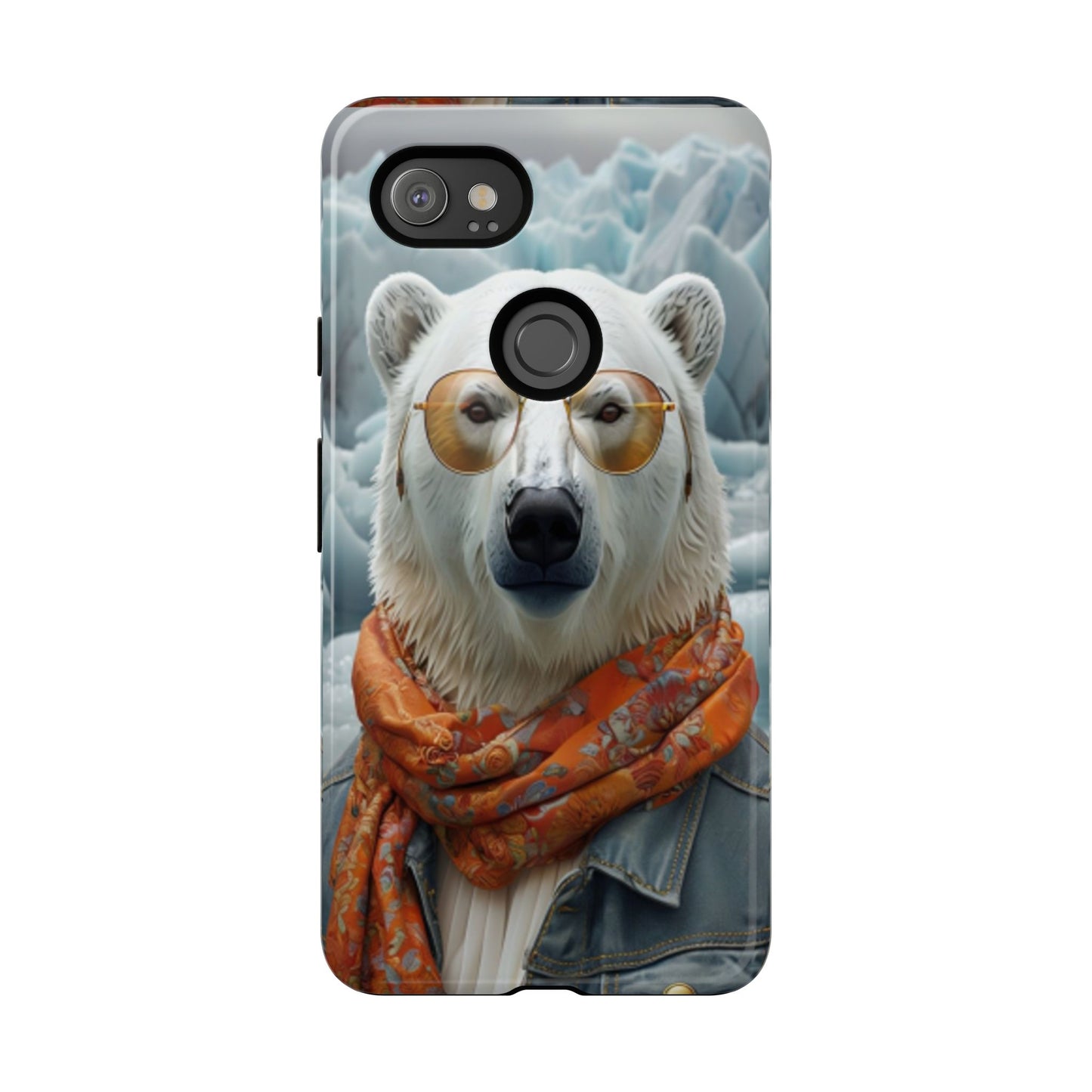 "Urban Zen Polar Bear" Mobile Phone Case