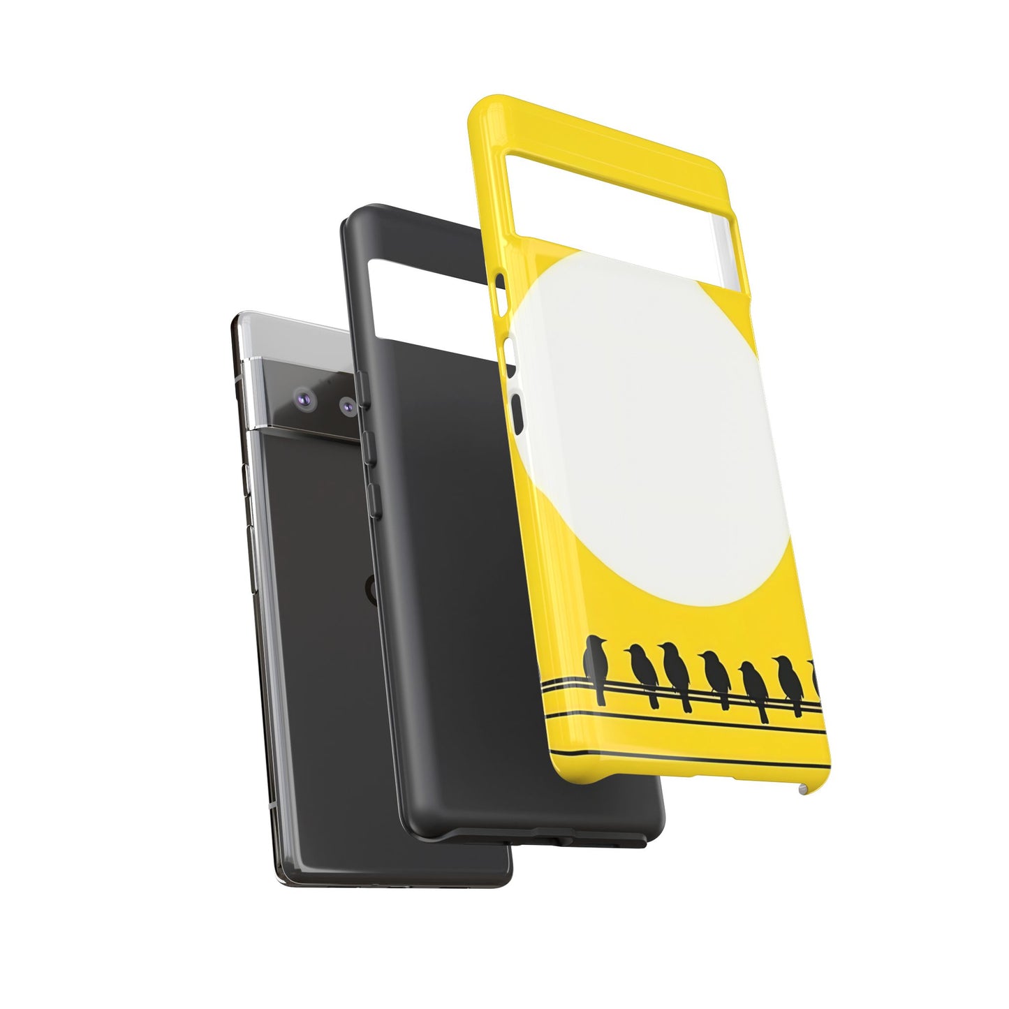 "The Feathered Assembly - Yellow" Mobile Phone Case