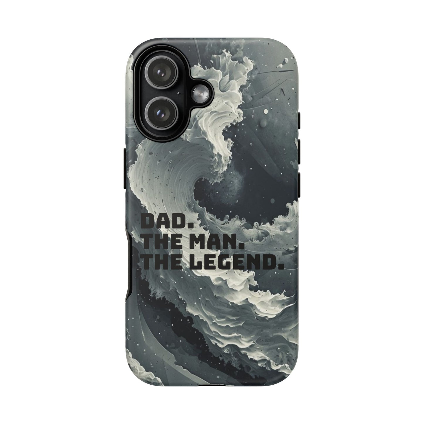 "Dad. The Man. The Legend" Mobile Phone Case (grey)