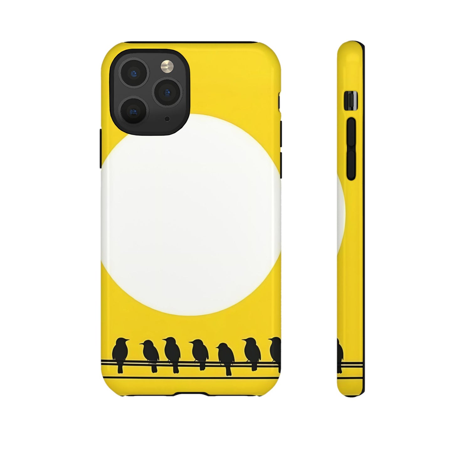 "The Feathered Assembly - Yellow" Mobile Phone Case