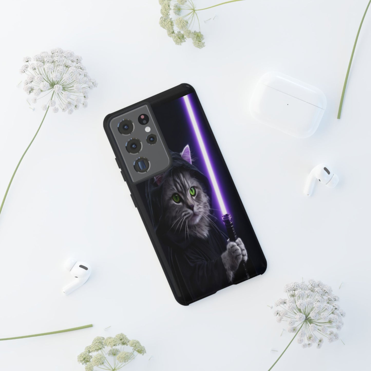 "Jedi Whisker" Mobile Phone Case (purple)