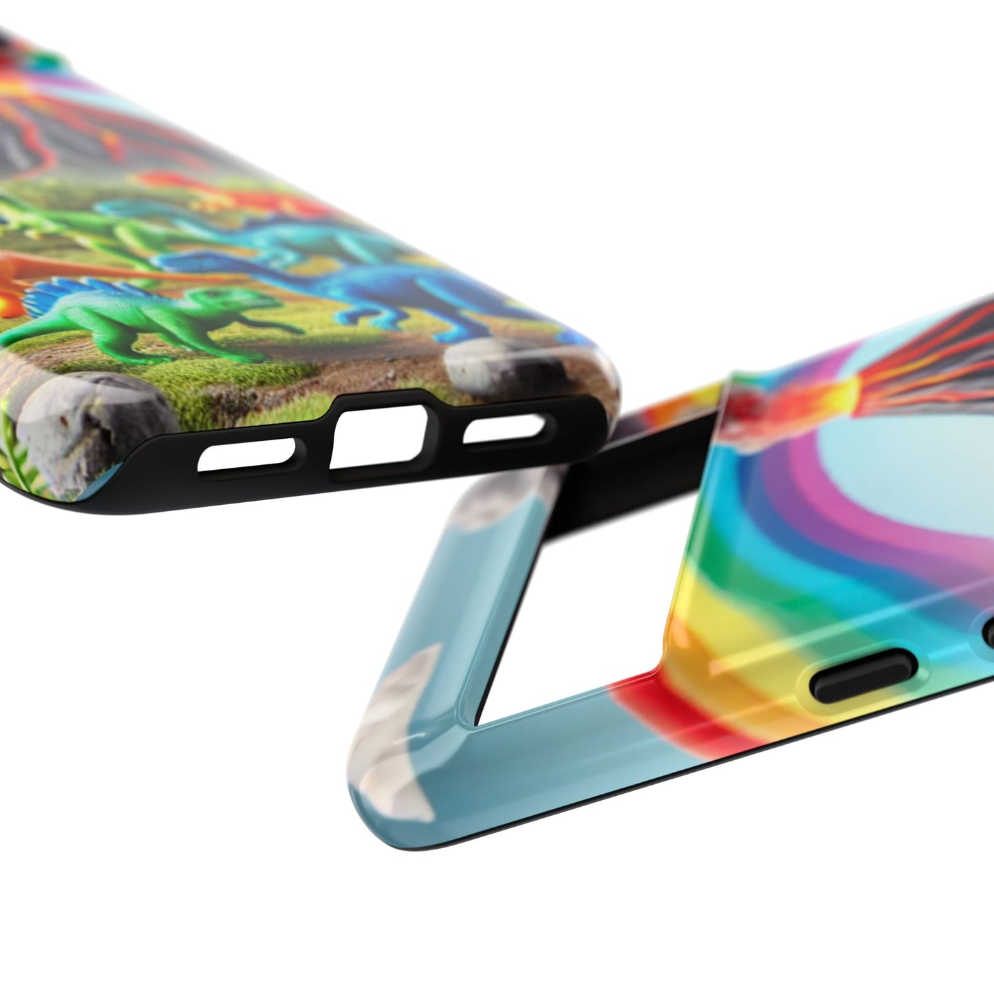 "Rainbow Dinosaurs" Mobile Phone Case