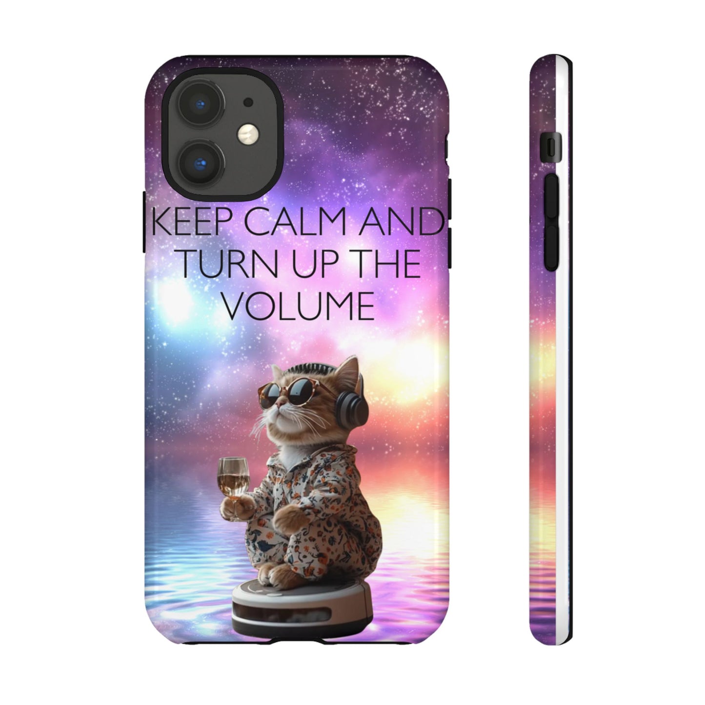 "Keep calm and turn up the Volume" Mobile Phone Case (mix)