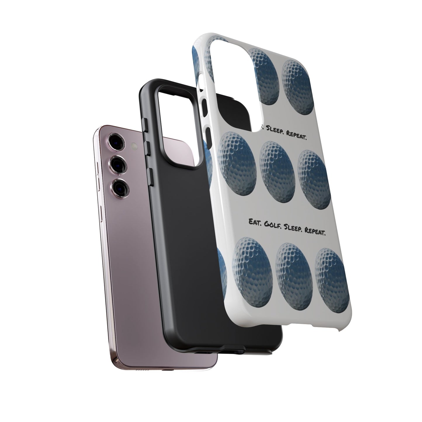 "Eat. Golf. Sleep. Repeat." Mobile Phone Case