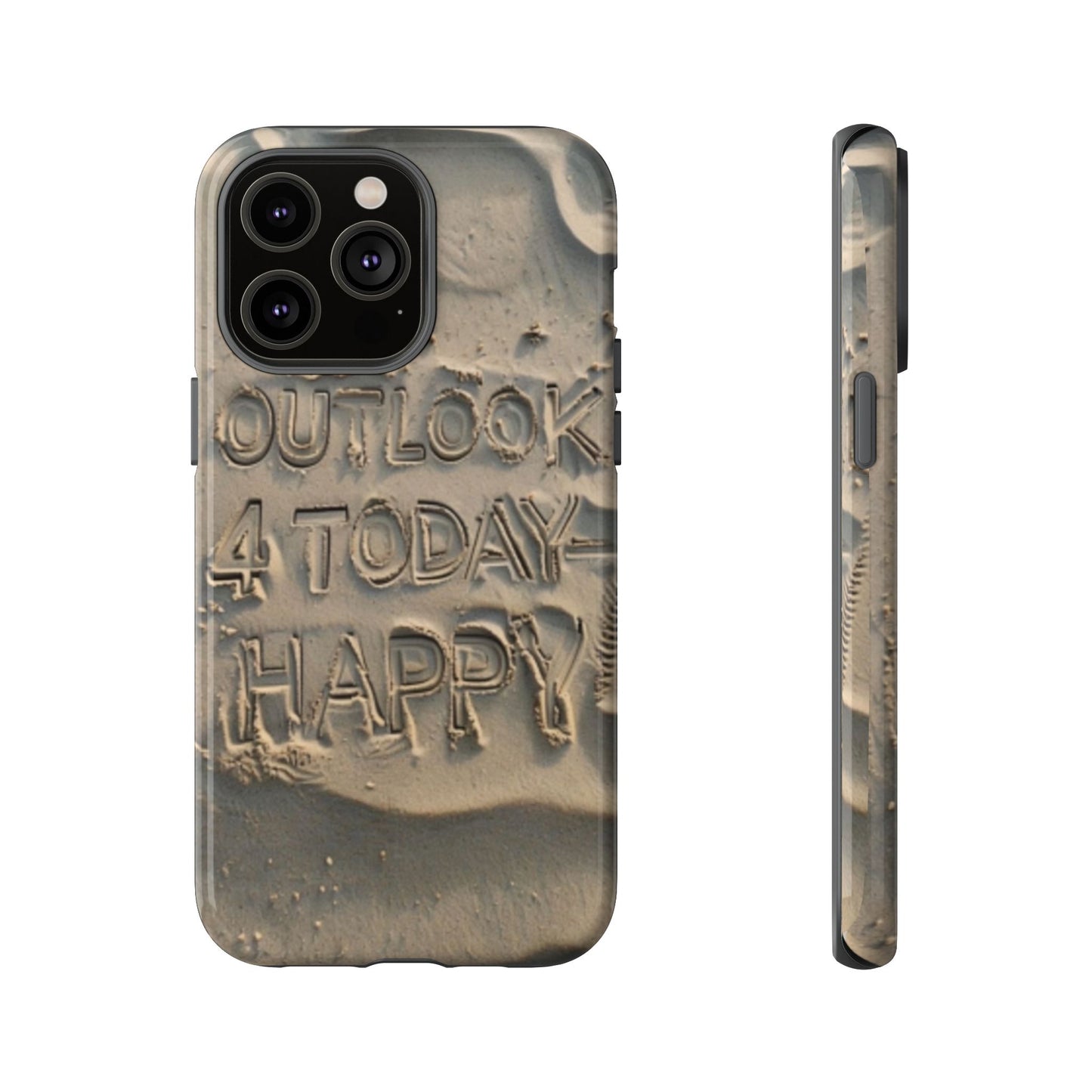 "Life is Short.  Be Happy" Mobile Phone Case