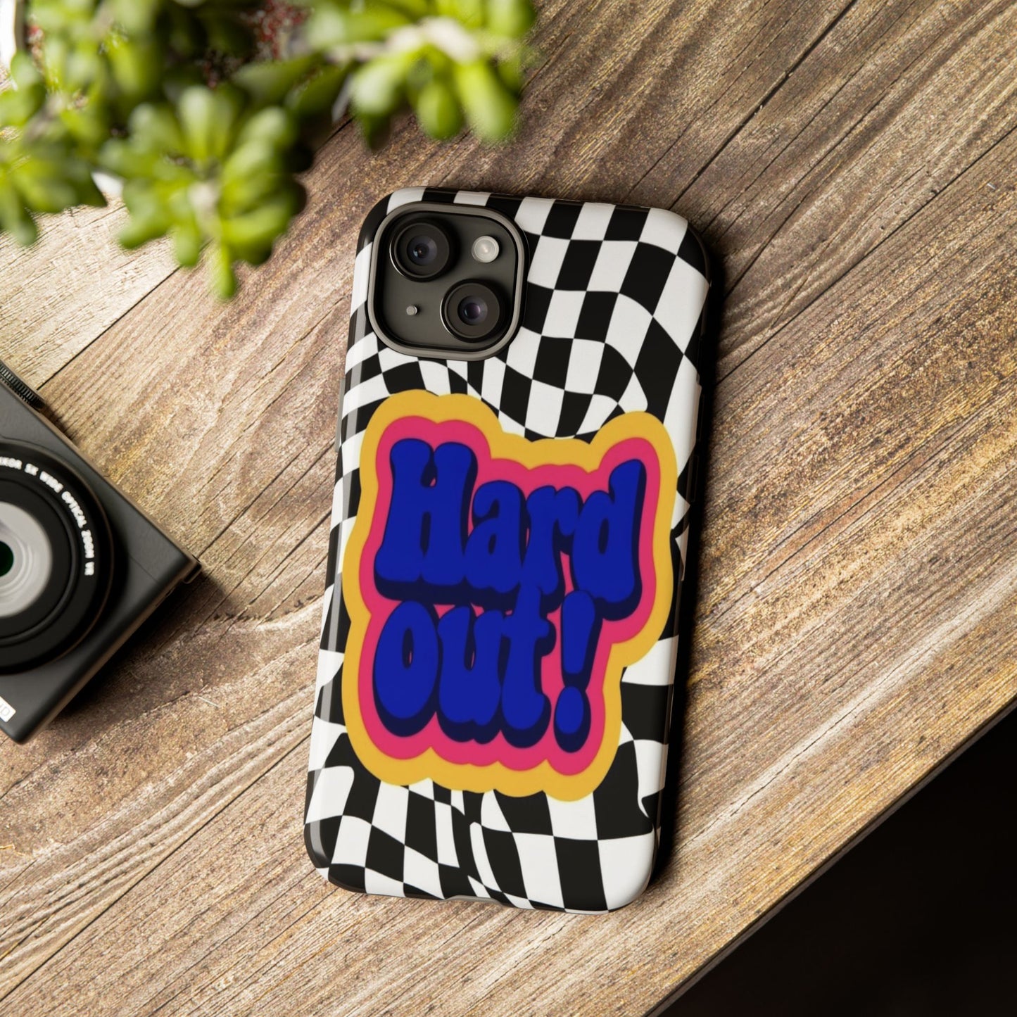 "Hard Out" Mobile Phone Case (blue)