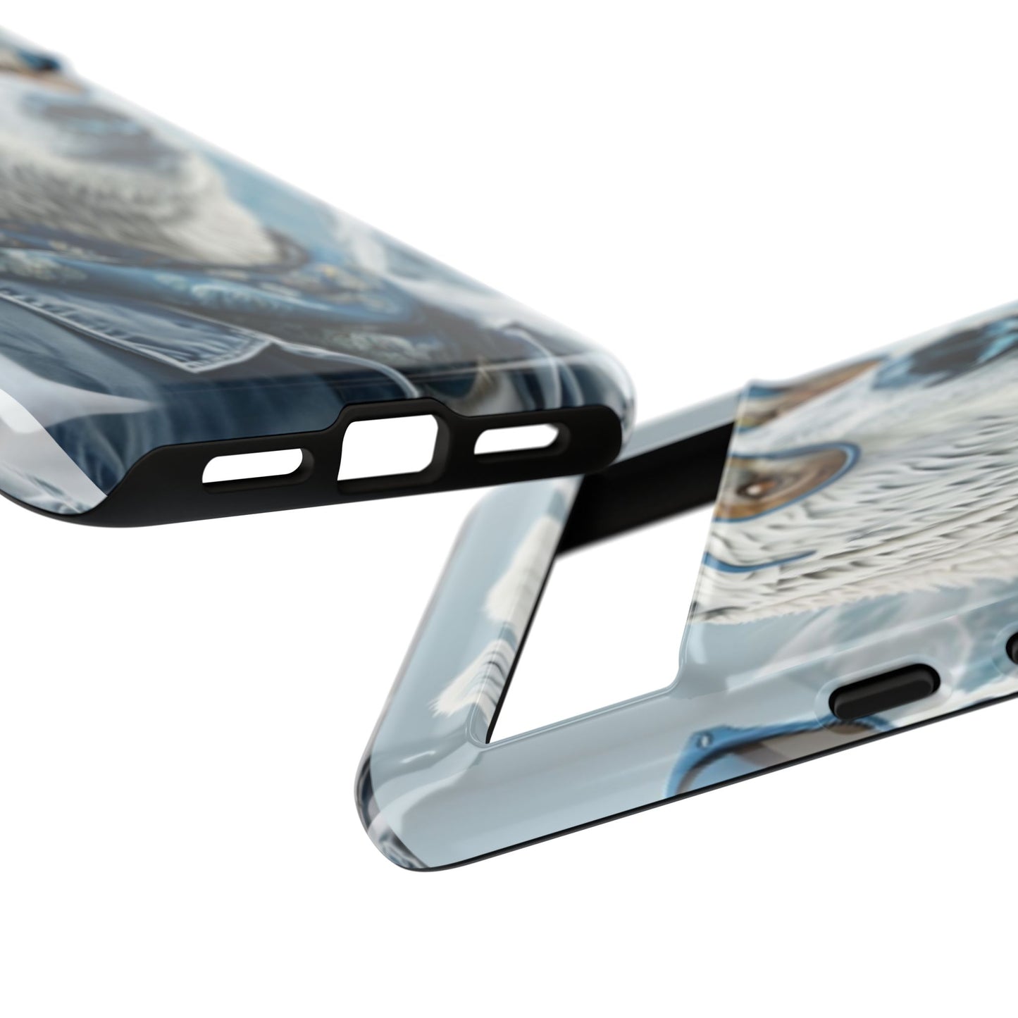 "Urban Zen Polar Bear" Mobile Phone Case (blue)