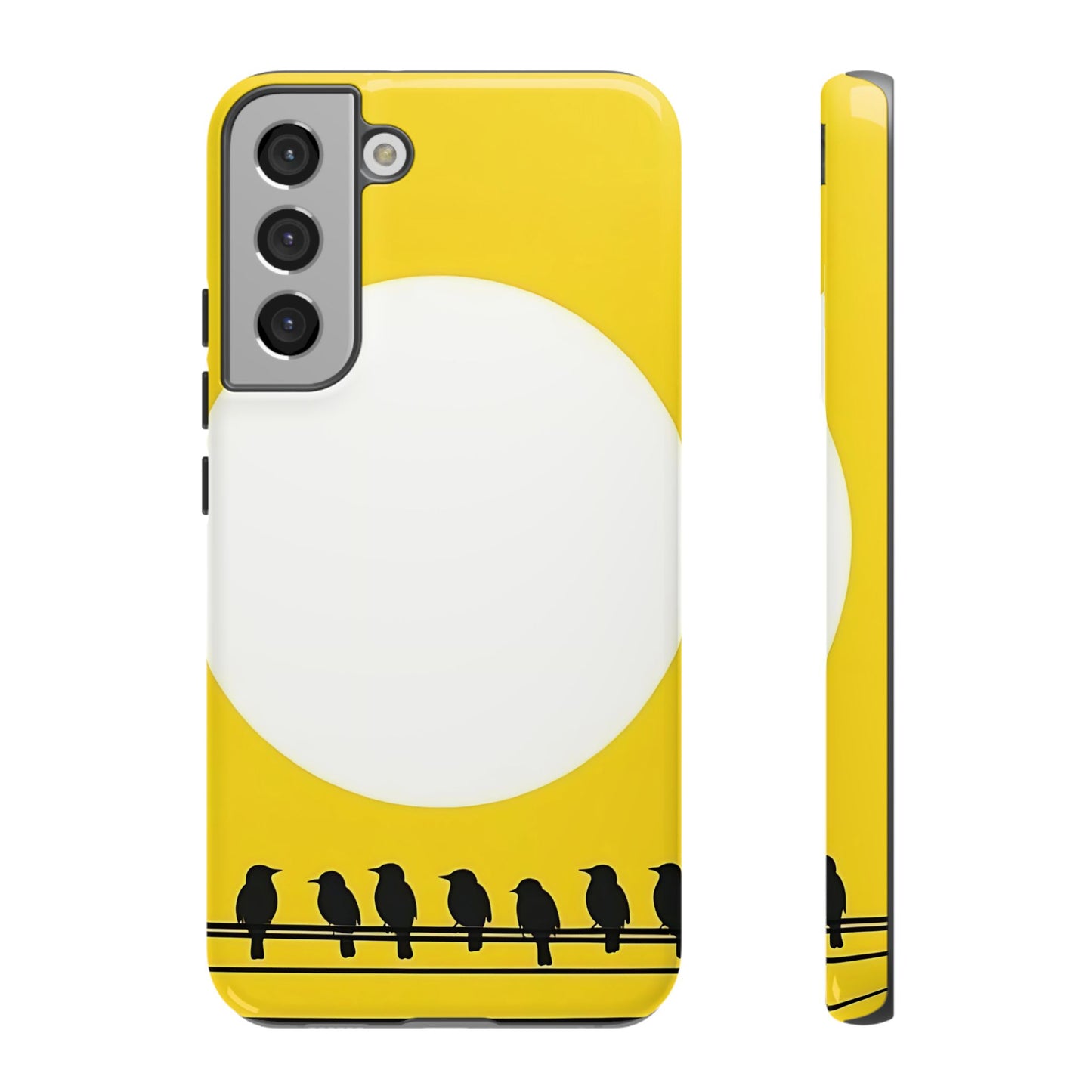 "The Feathered Assembly - Yellow" Mobile Phone Case