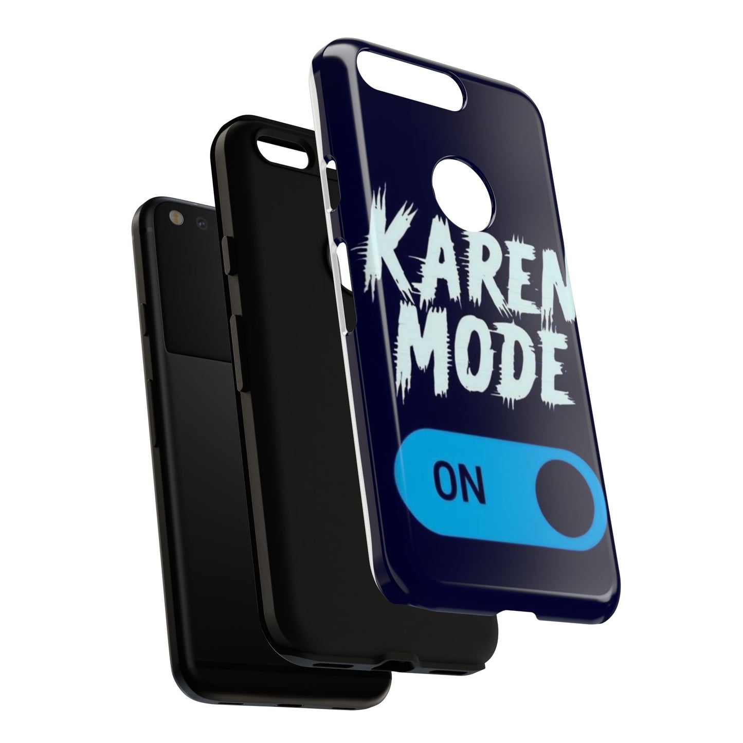 "Karen Mode On" Mobile Phone Case (blue)