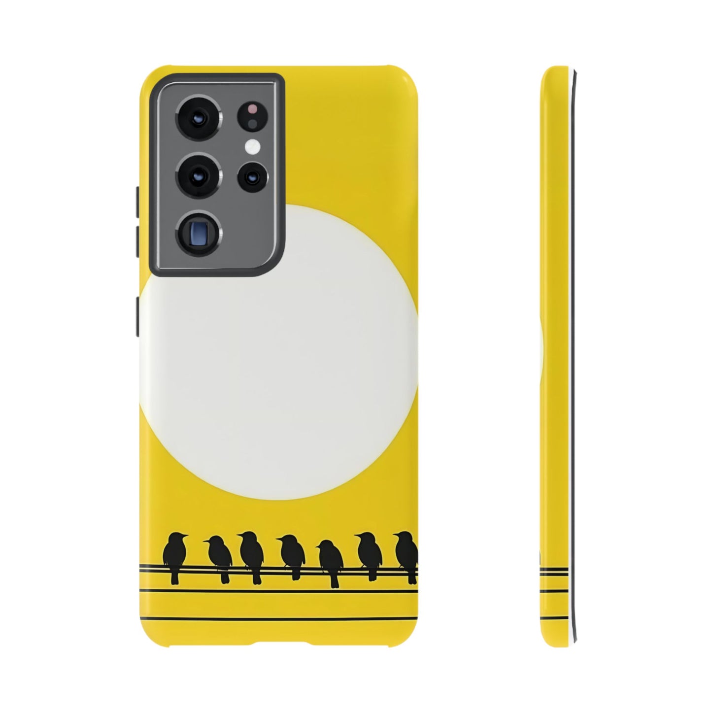 "The Feathered Assembly - Yellow" Mobile Phone Case