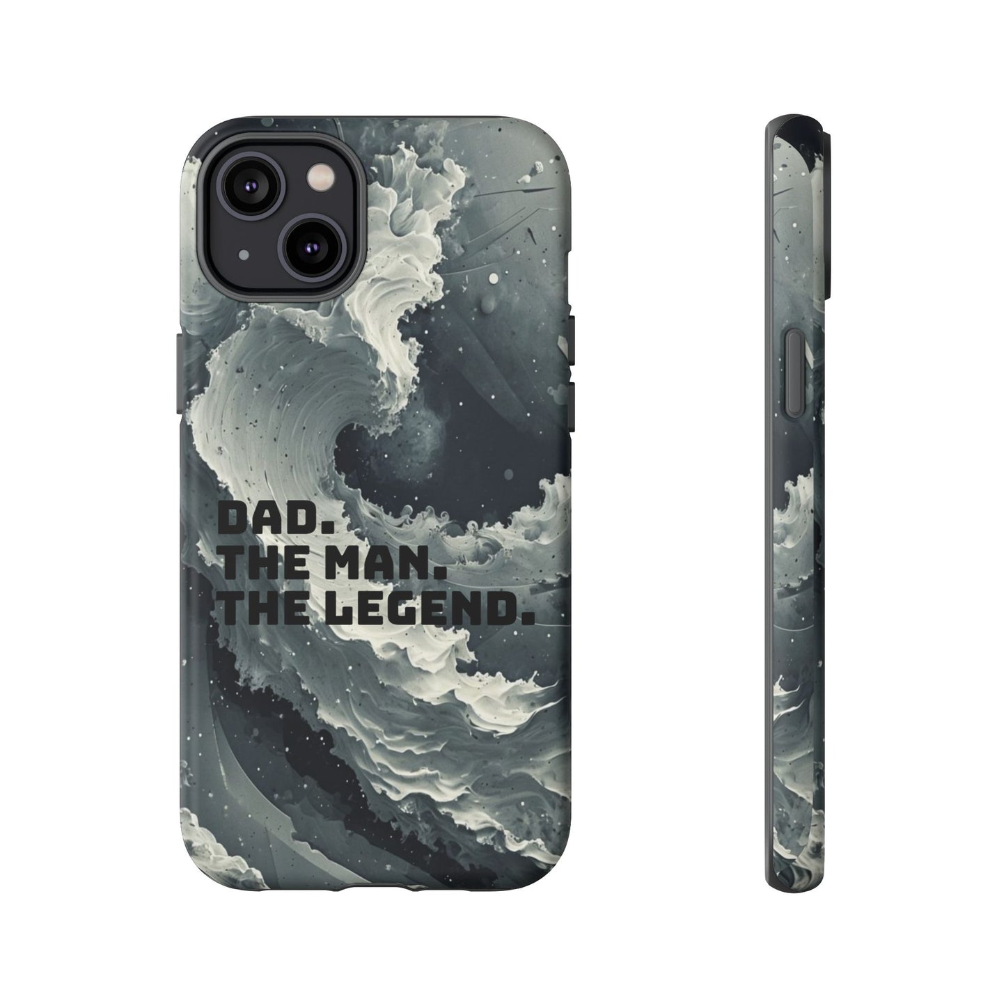 "Dad. The Man. The Legend" Mobile Phone Case (grey)
