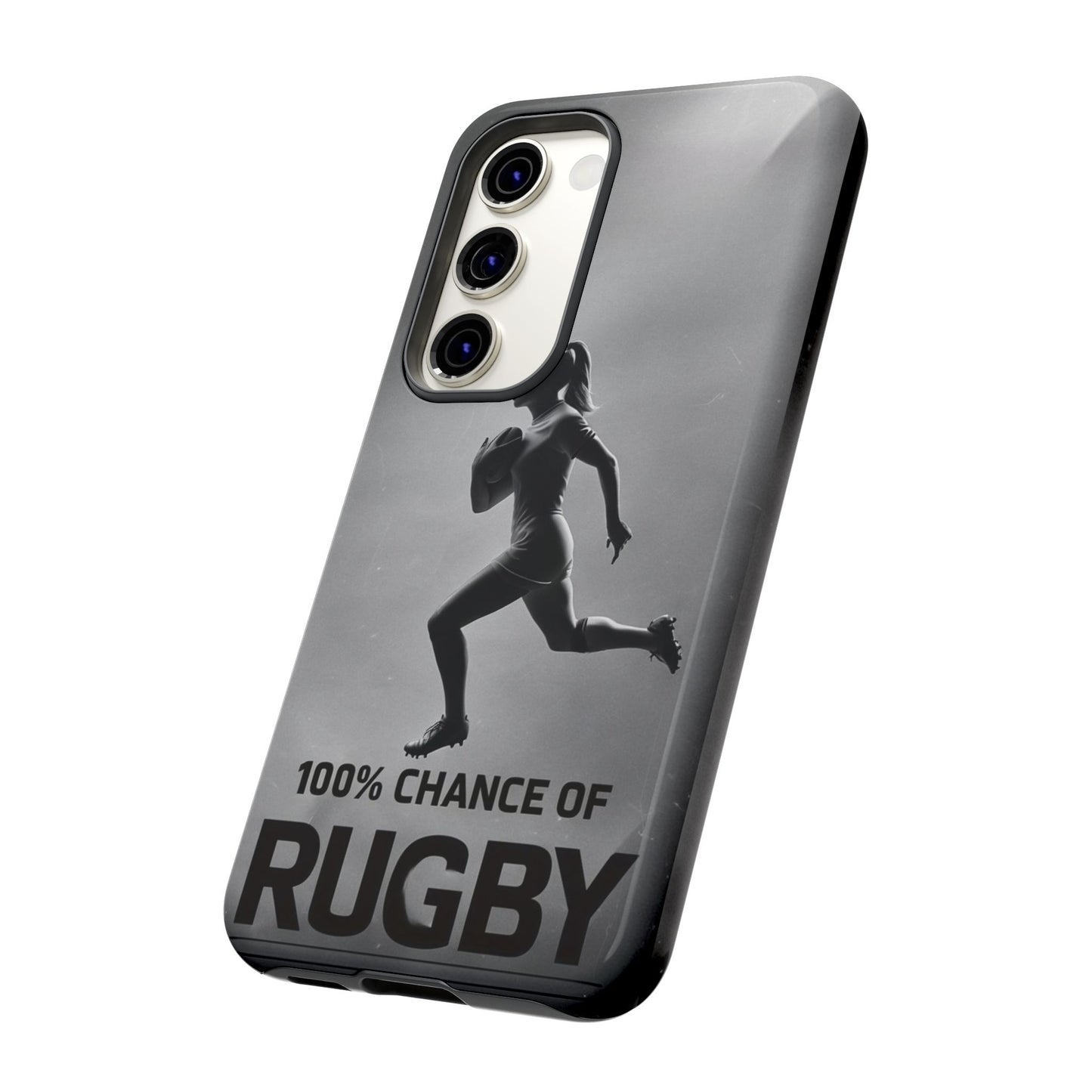 "Rain, Shine, Rugby" Mobile Phone Case