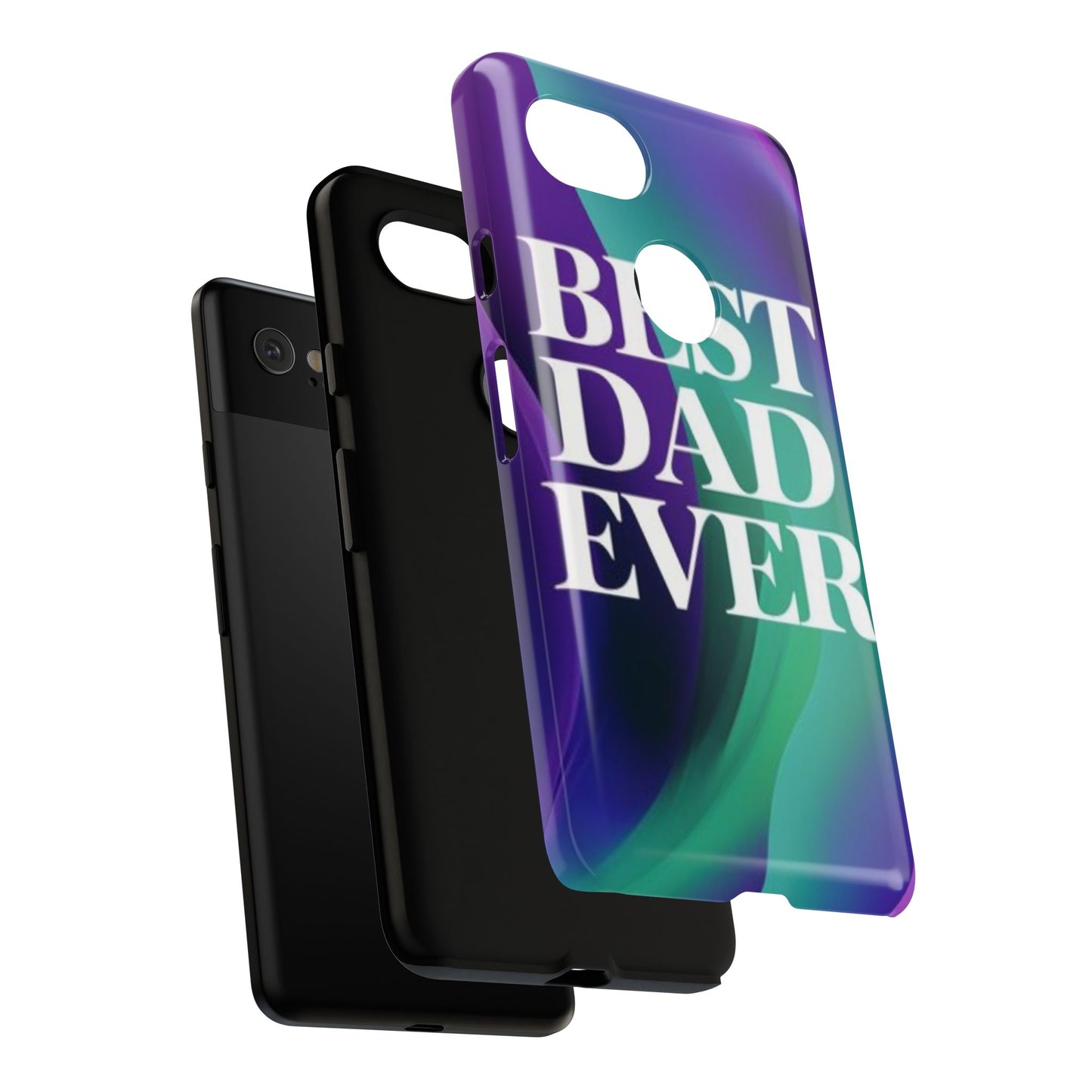 "Best Dad Ever" Mobile Phone Case (purple)