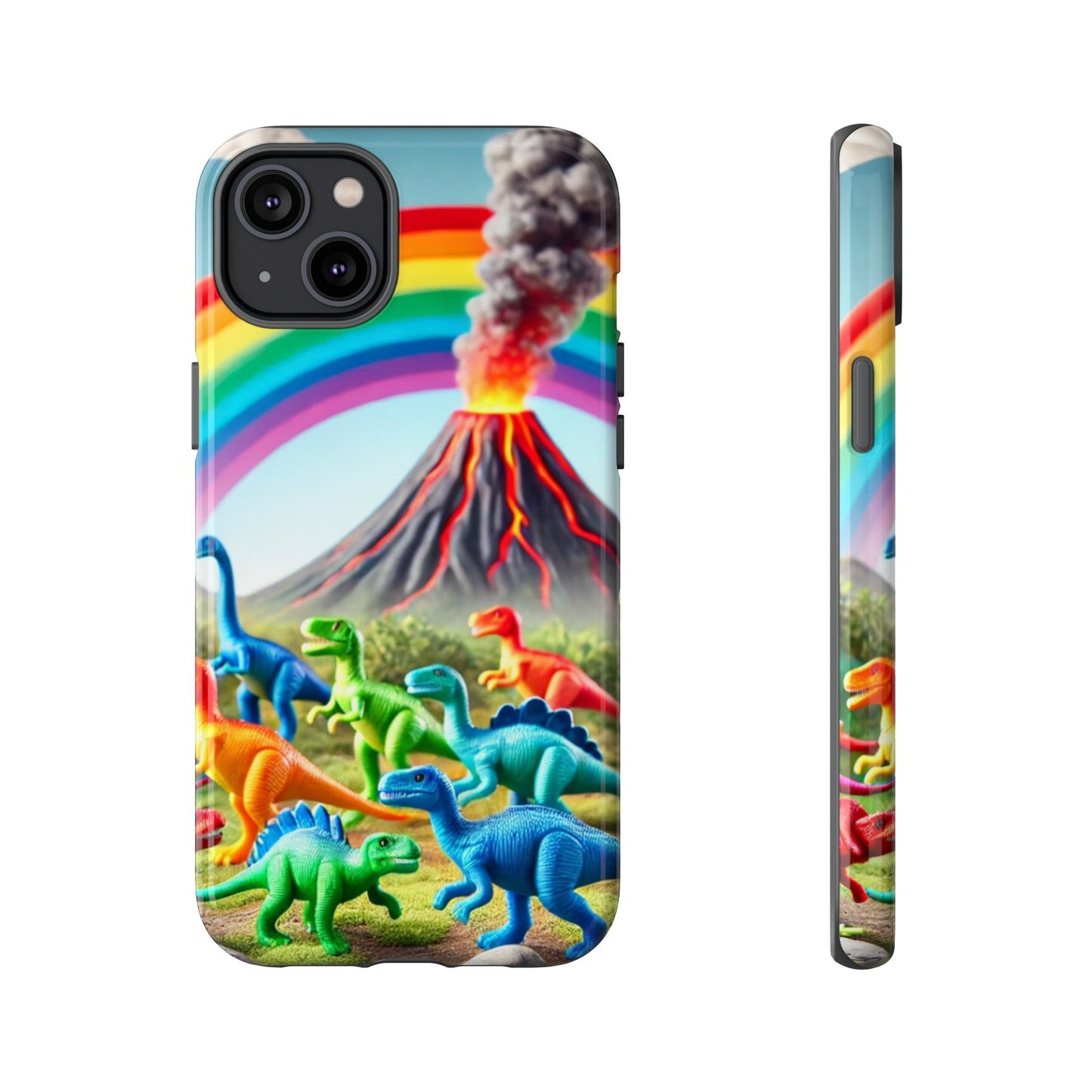 "Rainbow Dinosaurs" Mobile Phone Case