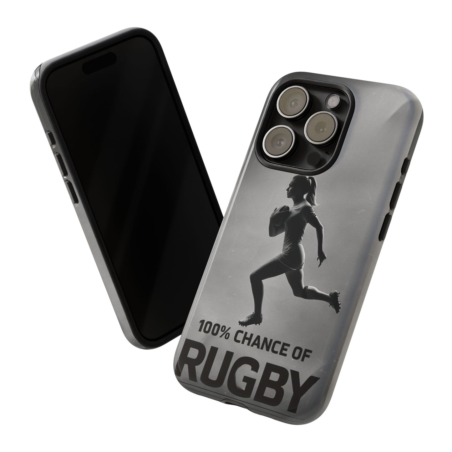 "Rain, Shine, Rugby" Mobile Phone Case