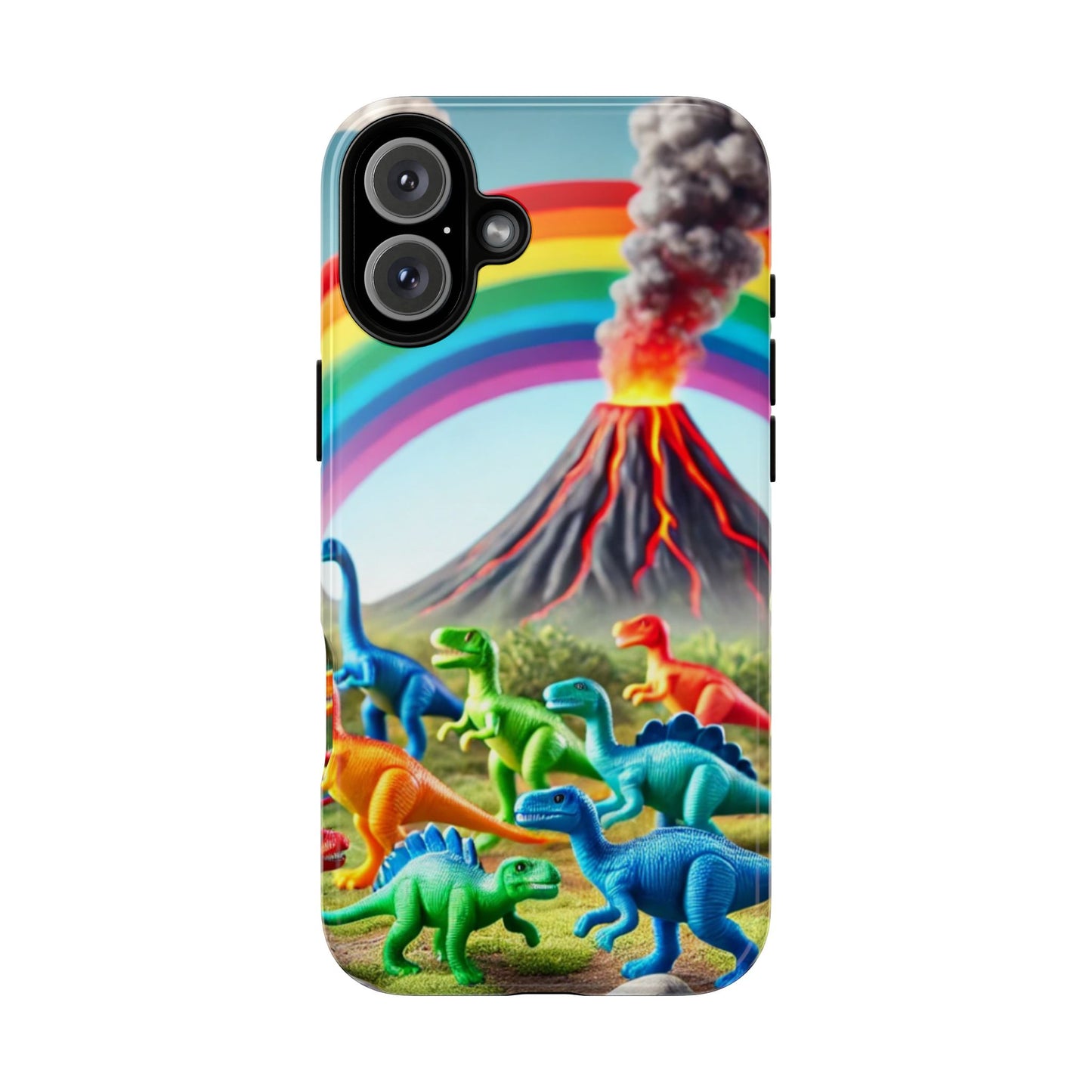 "Rainbow Dinosaurs" Mobile Phone Case