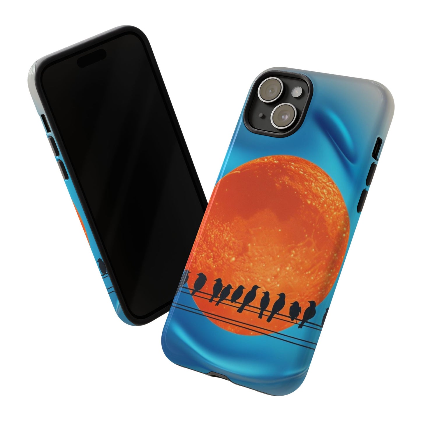 "The Feathered Assembly" Mobile Phone Case (orange)