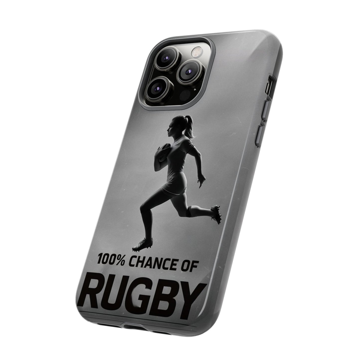 "Rain, Shine, Rugby" Mobile Phone Case