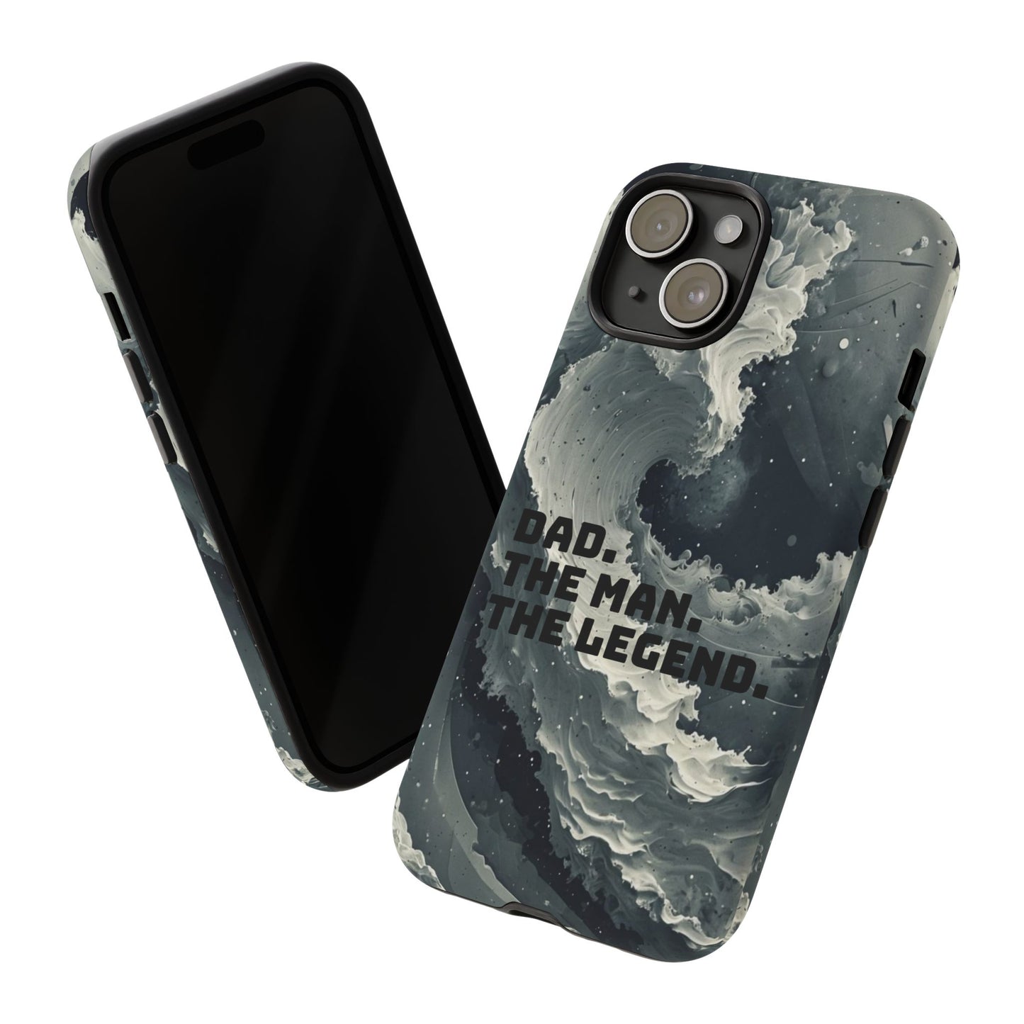 "Dad. The Man. The Legend" Mobile Phone Case (grey)