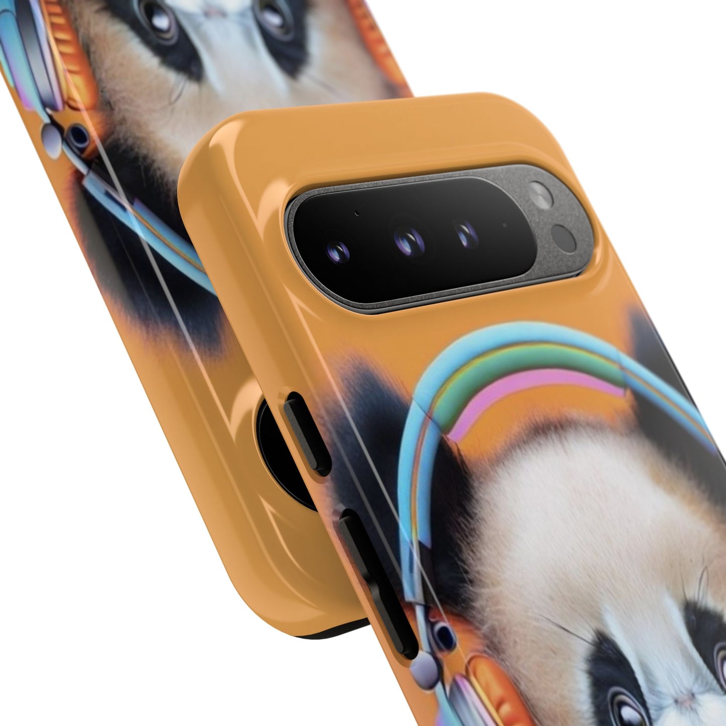 "Baby Panda wearing Headphones" Mobile Phone Case