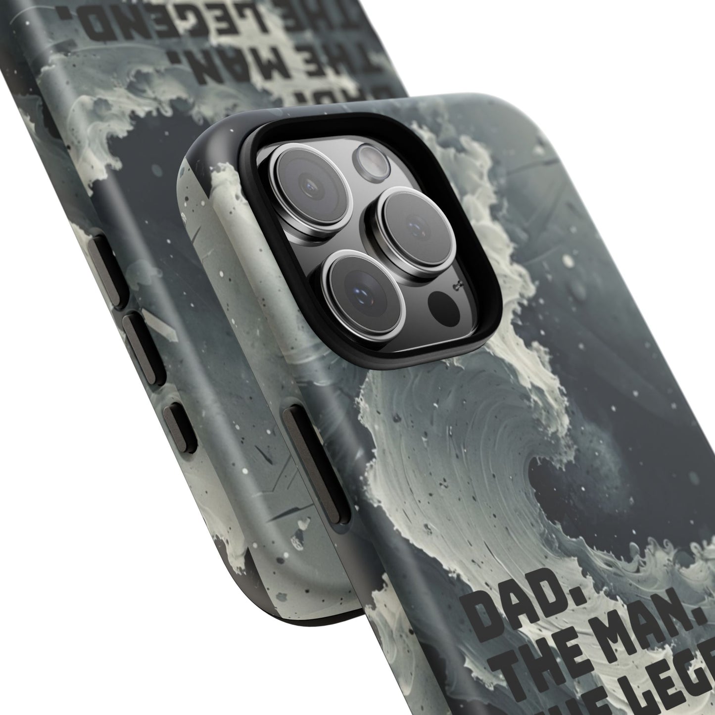 "Dad. The Man. The Legend" Mobile Phone Case (grey)