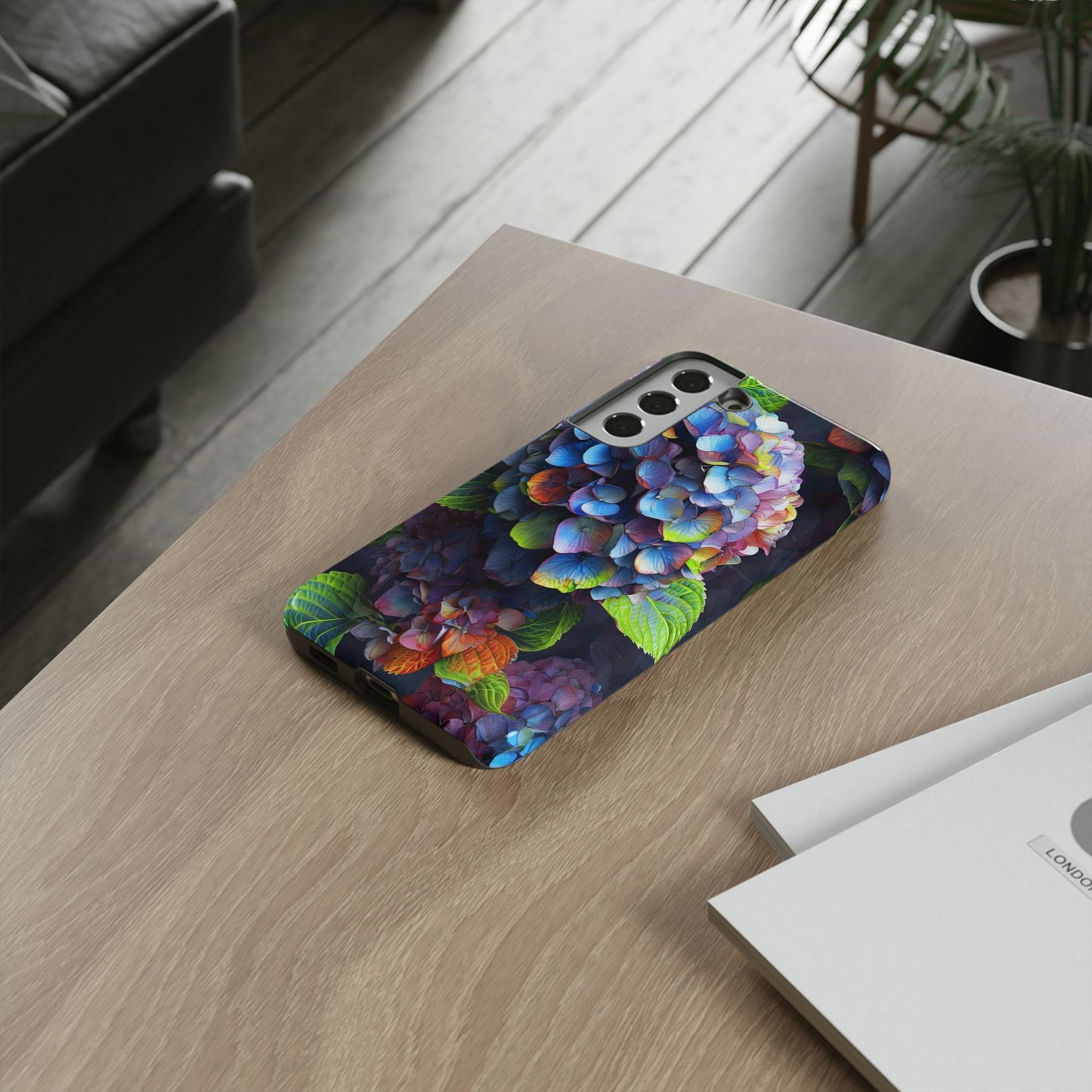"Blue Mood, Bloom Mood" Mobile Phone Case