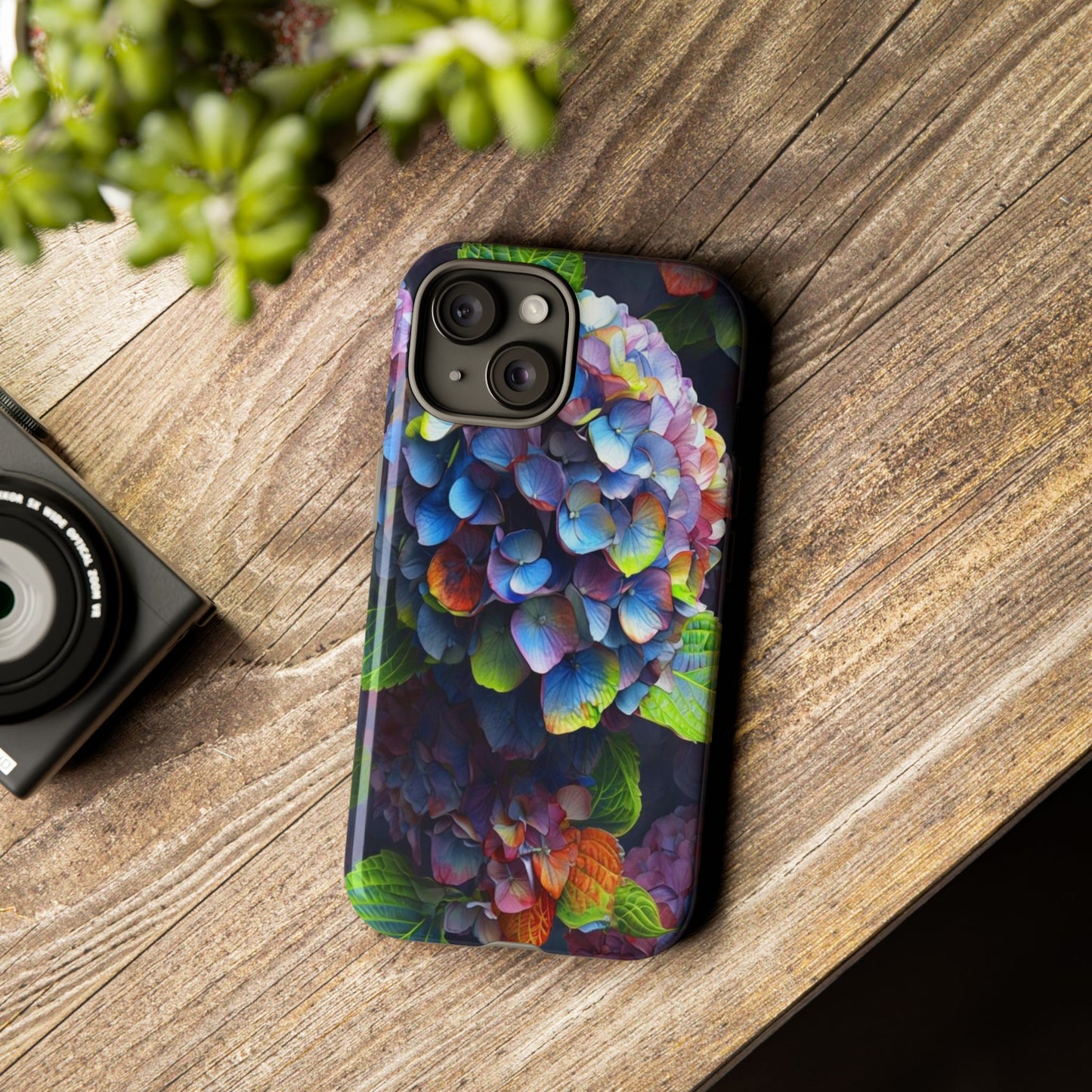 "Blue Mood, Bloom Mood" Mobile Phone Case