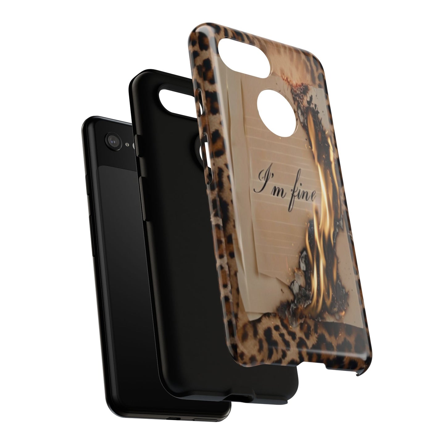 "I Am Fine" Mobile Phone Case