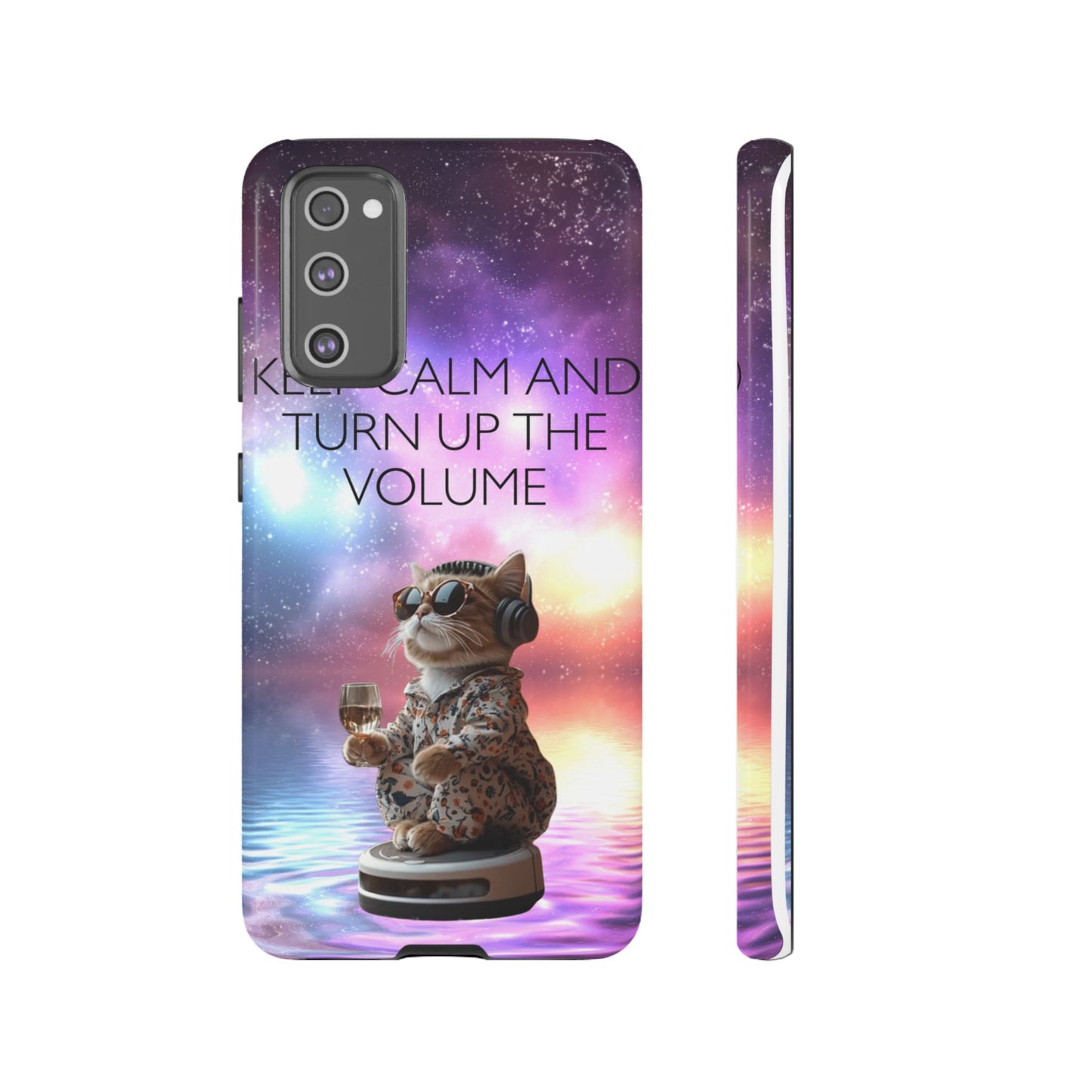 "Keep calm and turn up the Volume" Mobile Phone Case (mix)