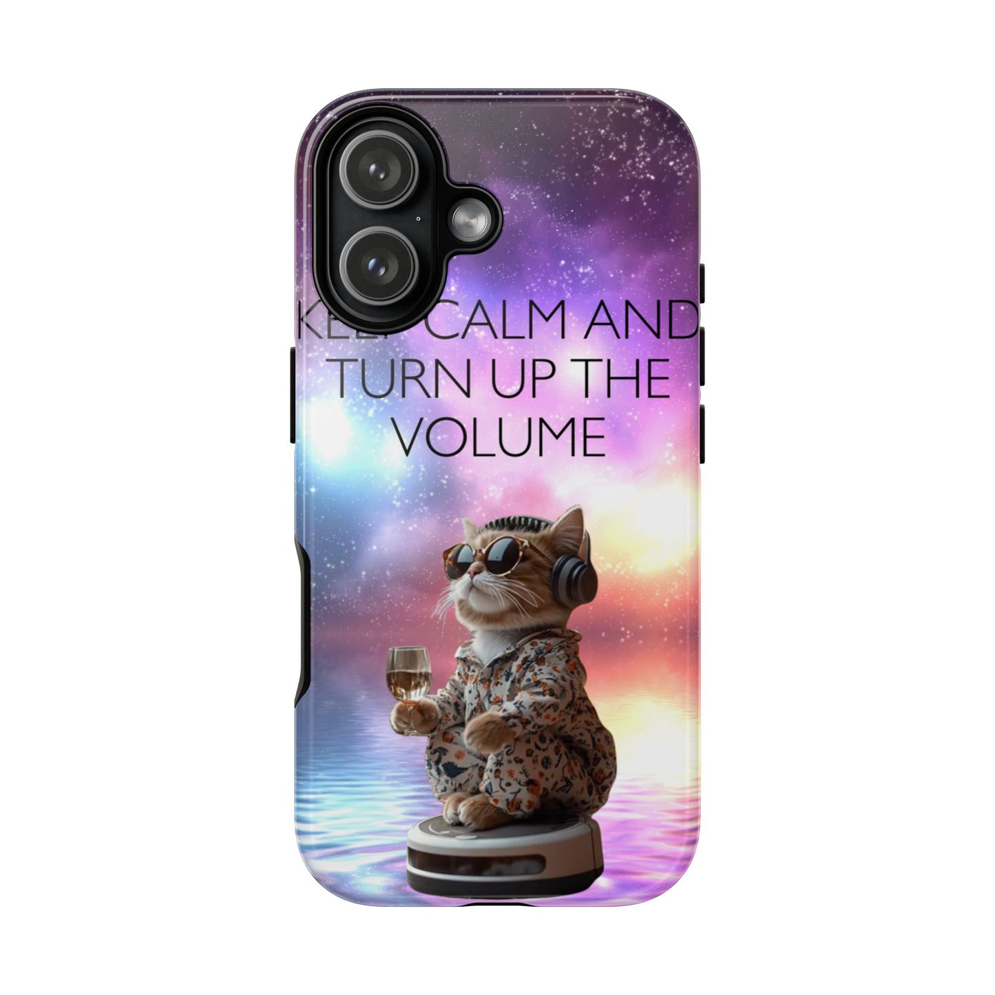 "Keep calm and turn up the Volume" Mobile Phone Case (mix)
