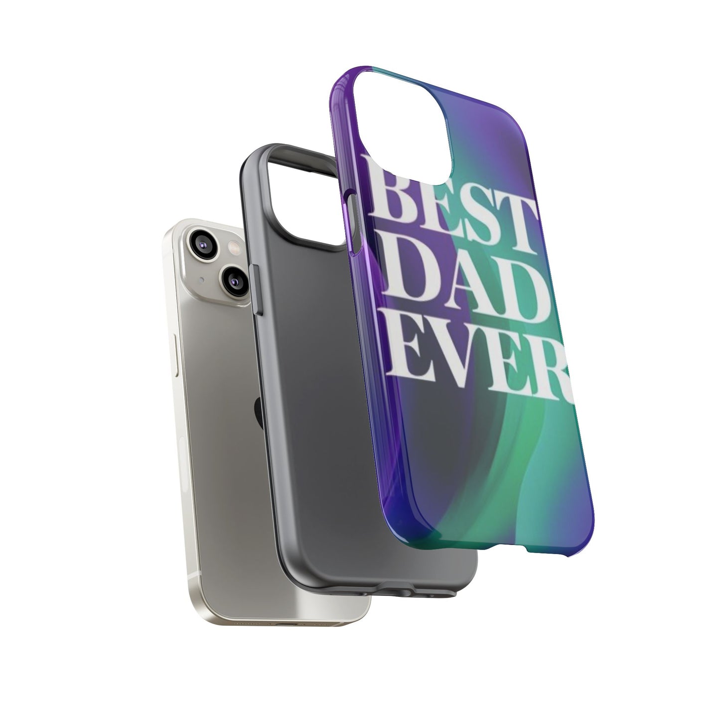 "Best Dad Ever" Mobile Phone Case (purple)