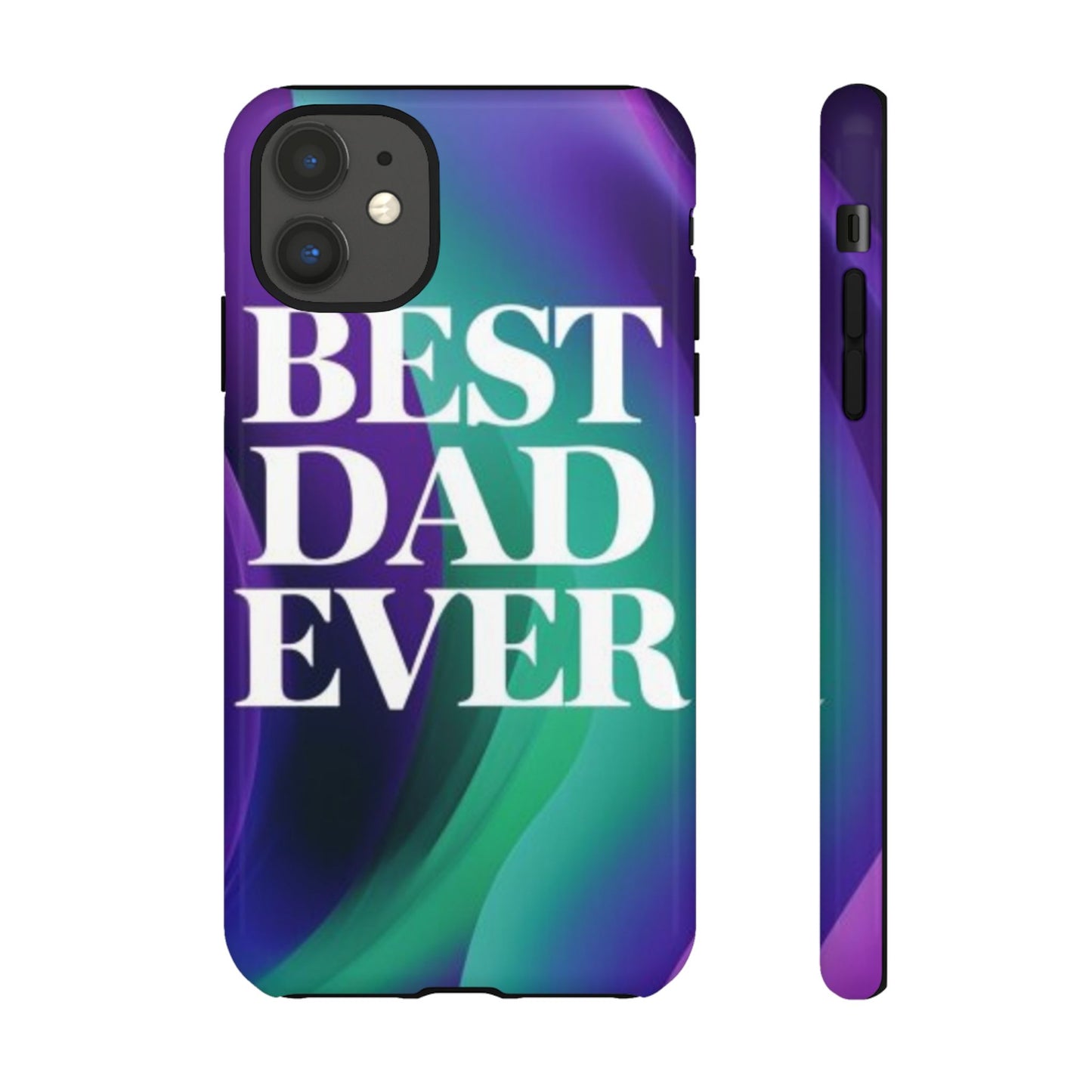 "Best Dad Ever" Mobile Phone Case (purple)